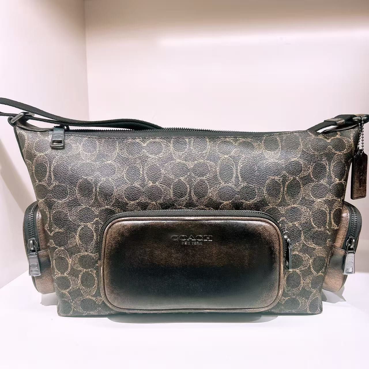Coach Finn Crossbody Bag Pockets Loved Signature Canvas CDY57 Size ONE SIZE - 1 Thumbnail