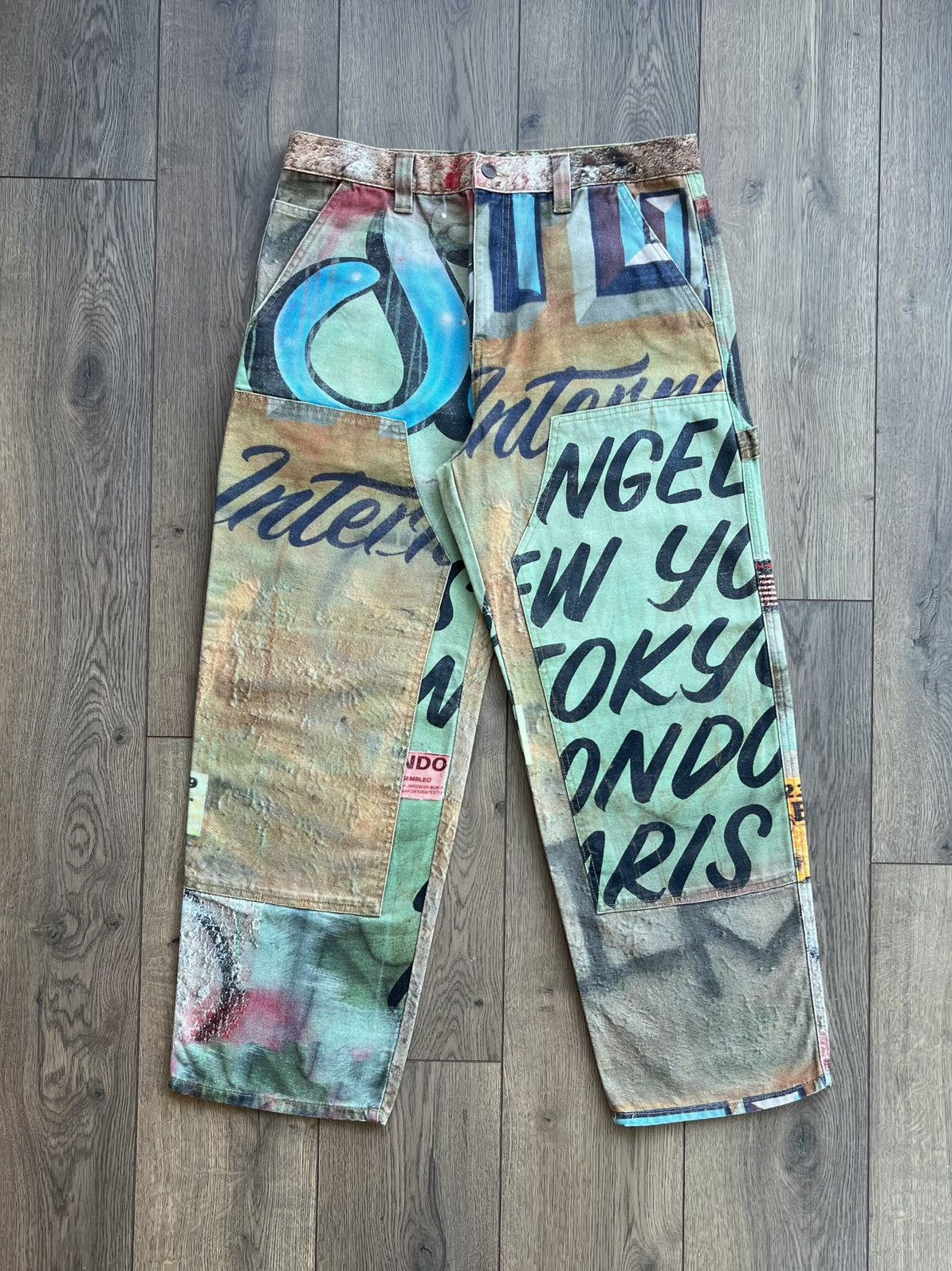 Japanese Brand × Streetwear × Stussy Stüssy FW24 Canvas Baja Print