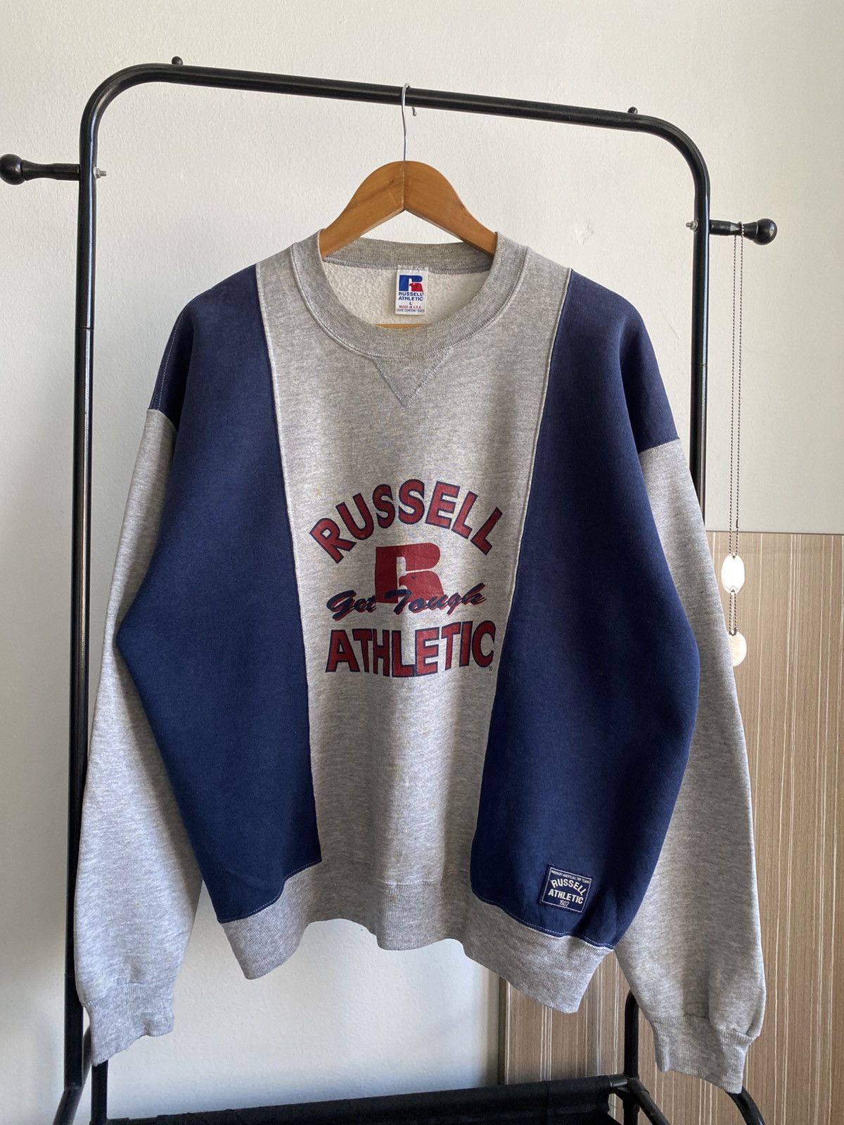 Russell Athletic 🔥 OFFER ME‼️ Rare Vintage Russell Athletic Double Layers Boxy Size L / US 10 / IT 46 - 1 Thumbnail