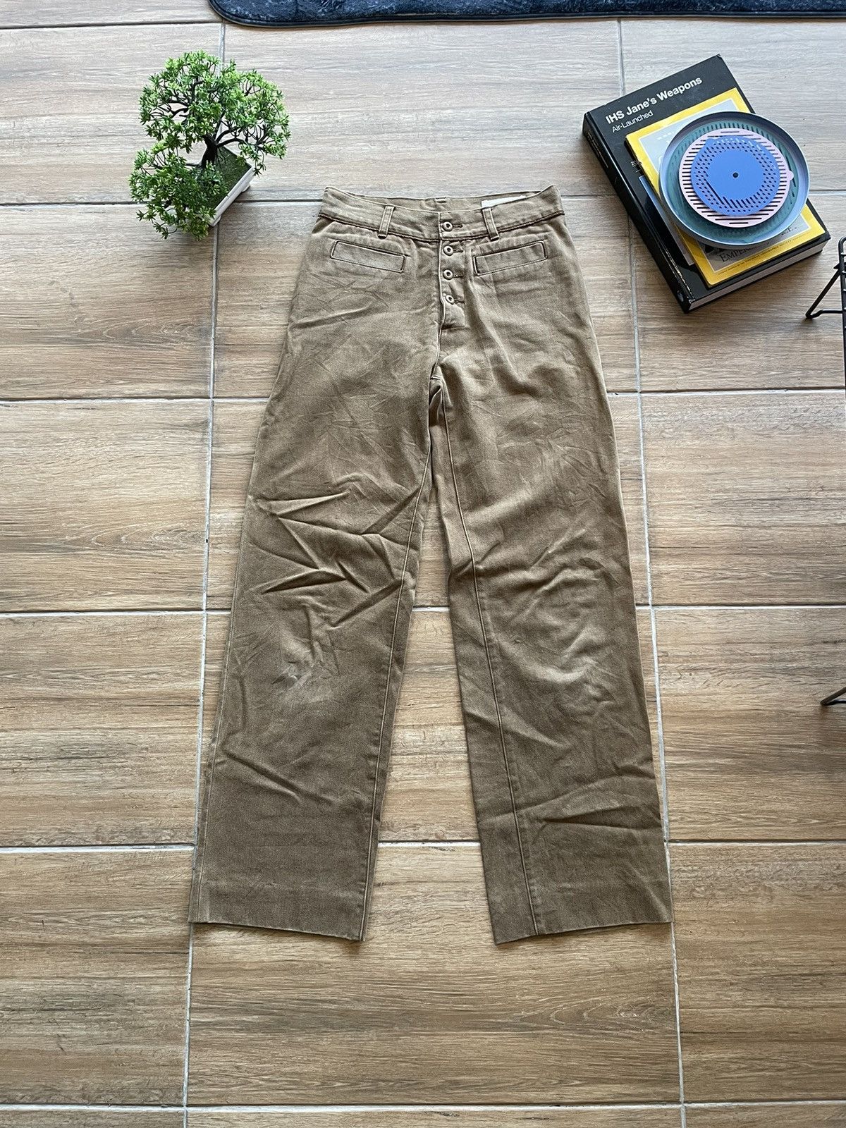 Designer × Zephyr Z’ephyr D’Paris Shelter Lee Cotton Pant Size US 27 - 1 Thumbnail