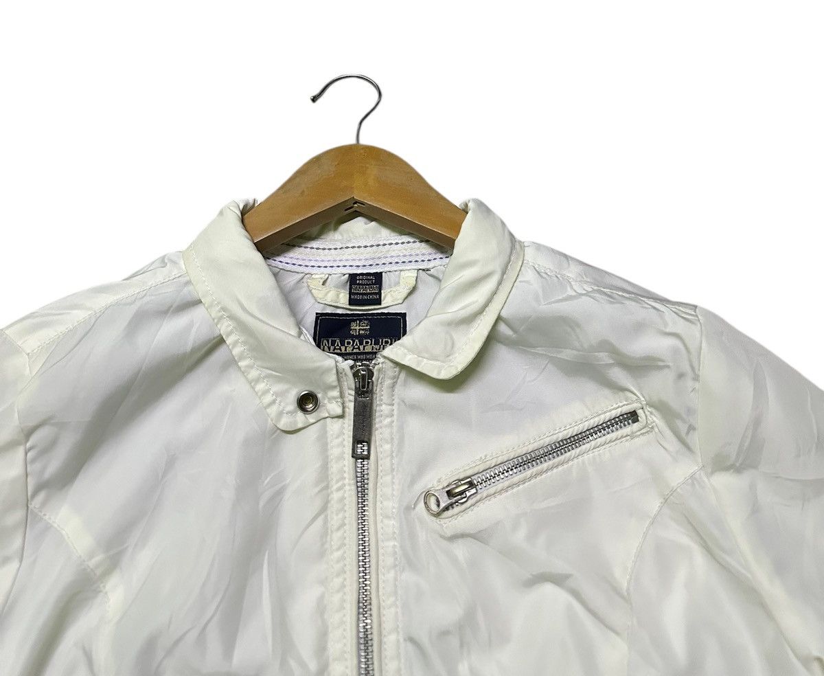 Napapijri Napapijri women's white lightweight zip-up jacket Size S / US 4 / IT 40 - 3 Thumbnail