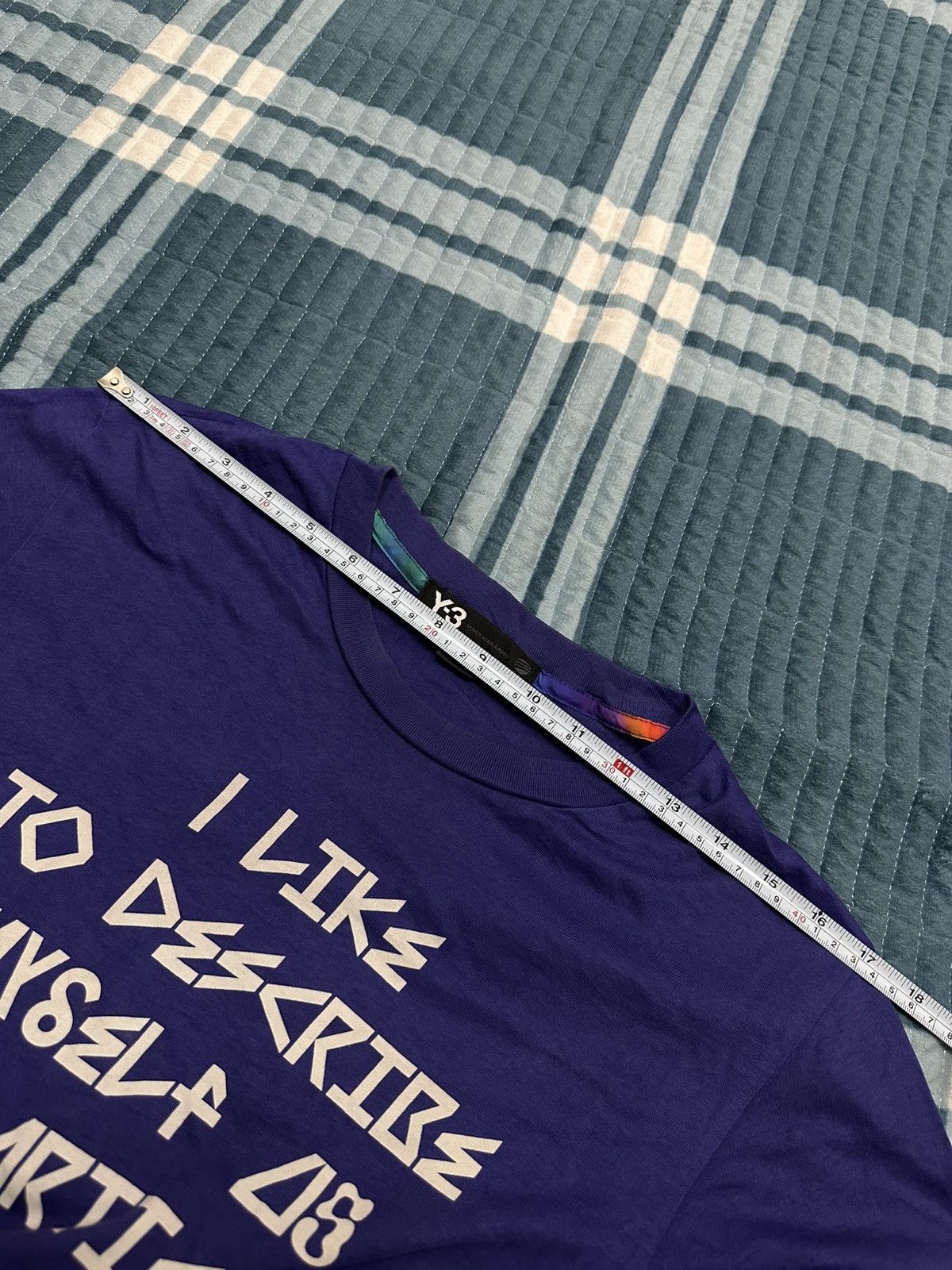 Y-3 AW13 Y-3 Yohji Yamamoto Purple T-shirt Size US M / EU 48-50 / 2 - 16 Thumbnail