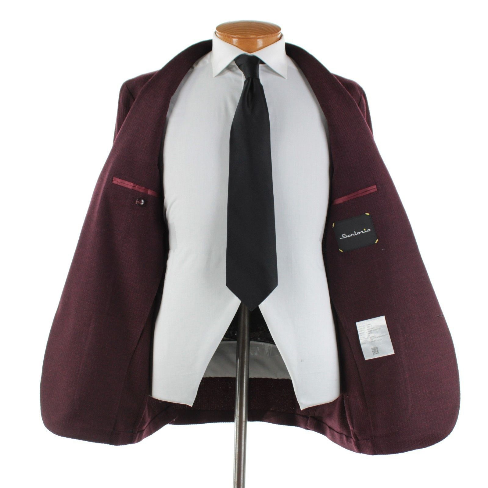 SARTORIO Sartorio Sport Coat Size 44 Regular US in Red Size 44R - 6 Thumbnail