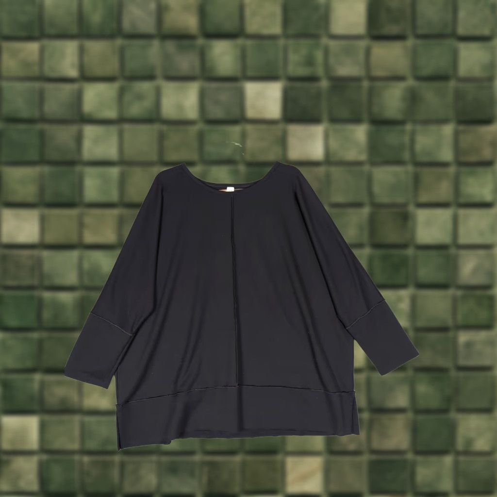 Spanx Spanx 3/4 Dolman Sleeve Top Women 1X Black Pullover Sweatshirt Activewear Casual Modern City Size XL / US 12-14 / IT 48-50 - 1 Thumbnail