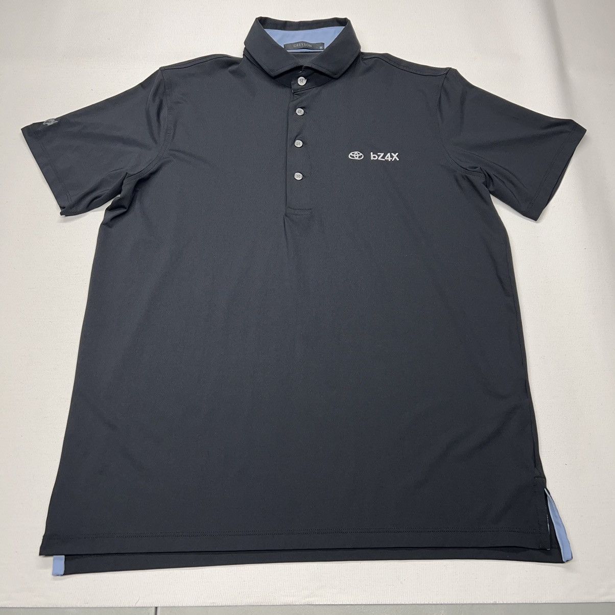 Japanese Brand Greyson Polo Shirt Black Golf Toyota BZ4X Logo Auto Car Size US M / EU 48-50 / 2 - 1 Thumbnail