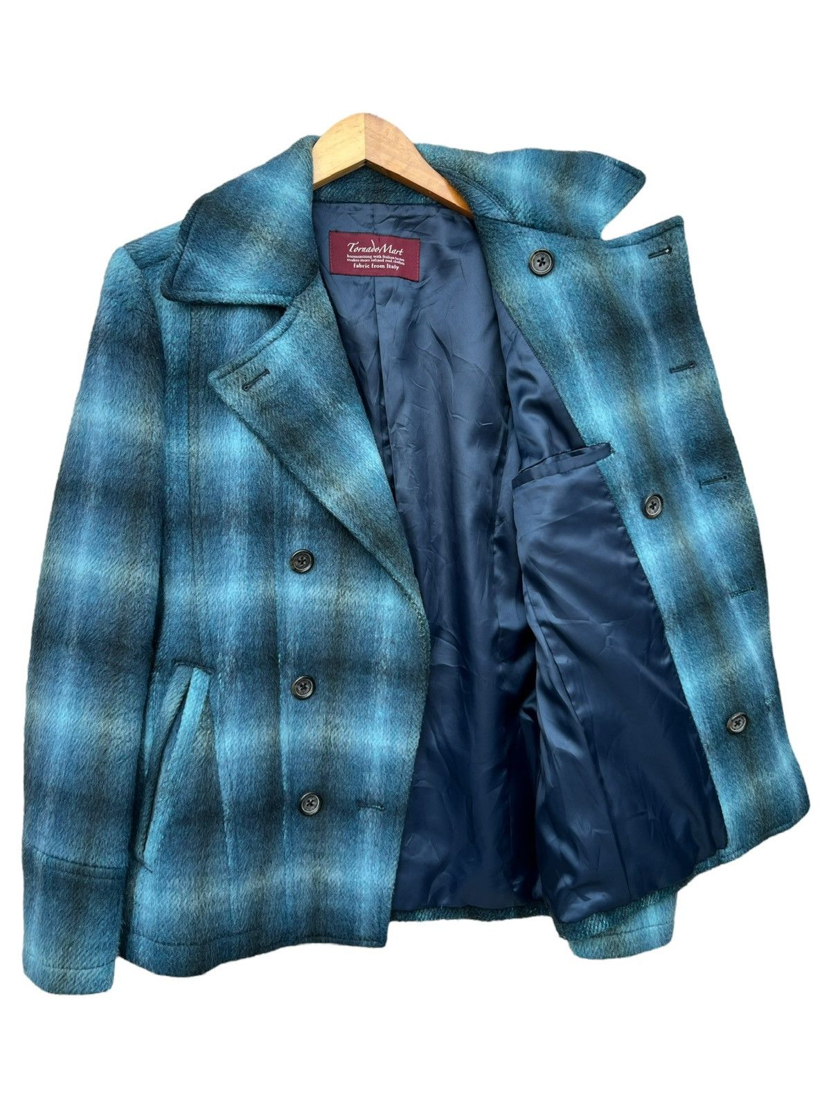 Tornado Mart Tornado Mart Japan Pleated Wool Mohair Pleated Jacket Size US S / EU 44-46 / 1 - 2 Thumbnail