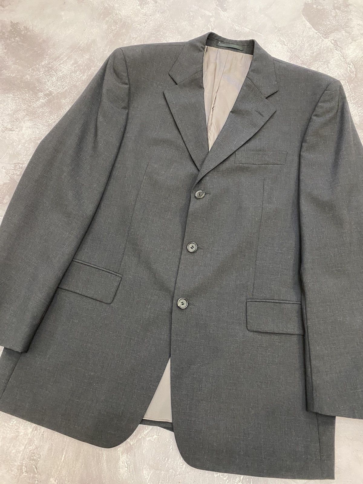 Hugo Boss Vintage Hugo Boss Formal Stretch Suit 90s 3 piece Size 50R - 2 Thumbnail