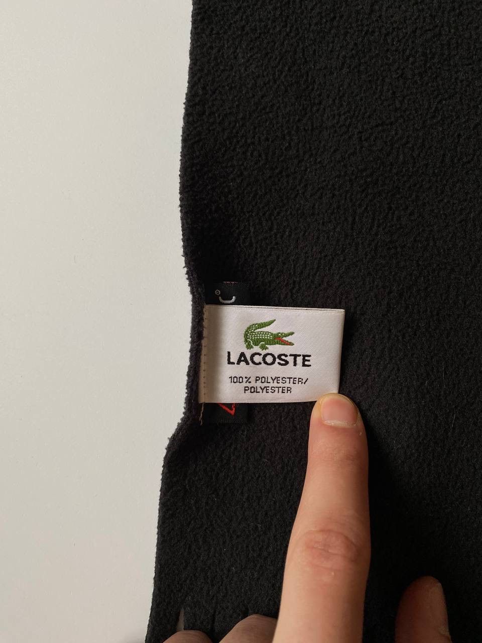 Lacoste Vintage Lacoste Scarf Polartec fleece OS Size ONE SIZE - 4 Thumbnail