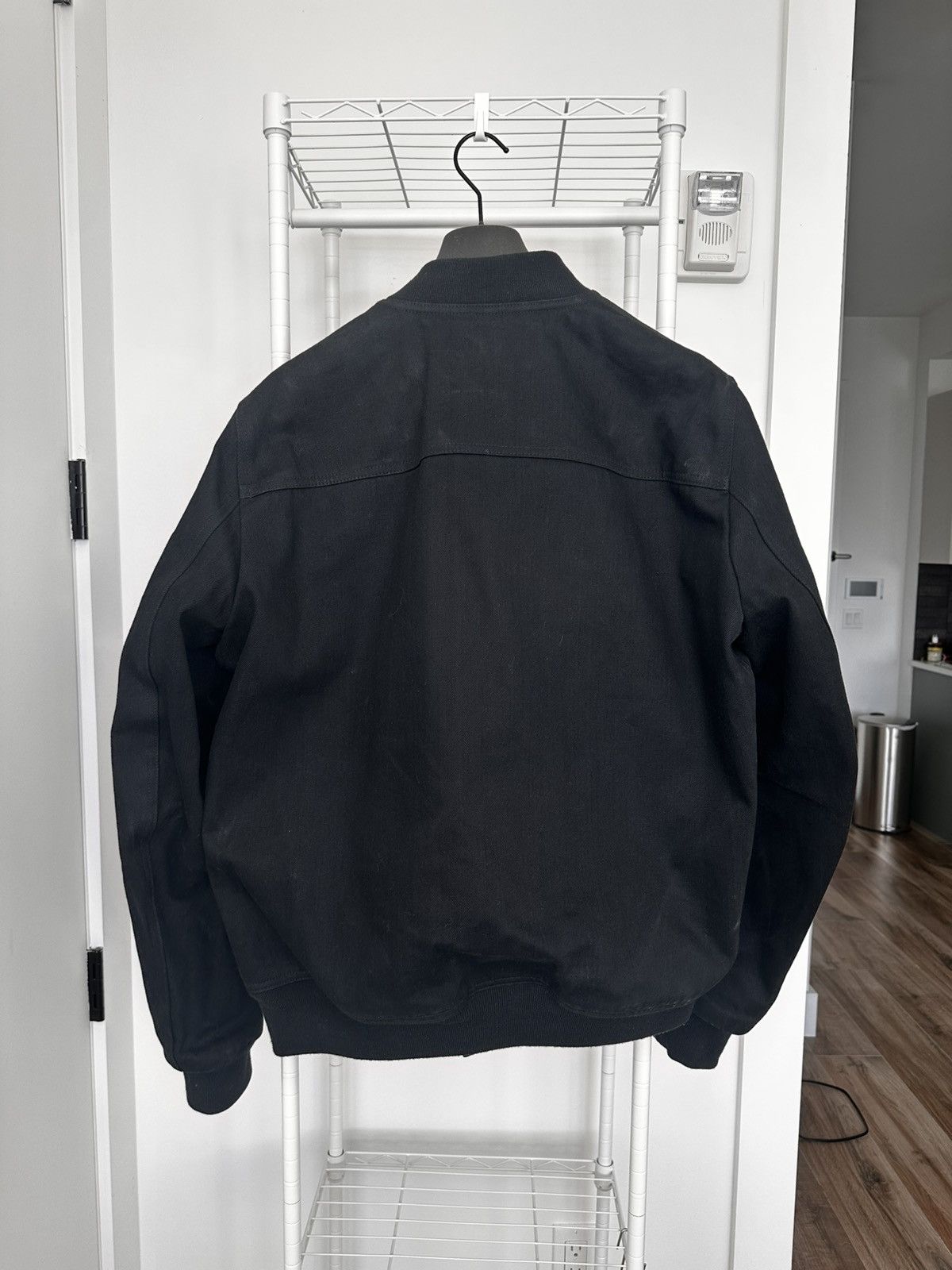 Rick Owens DRKSHDW JAPANESE DENIM FLIGHT BOMBER JACKET Size US XL / EU 56 / 4 - 5 Thumbnail