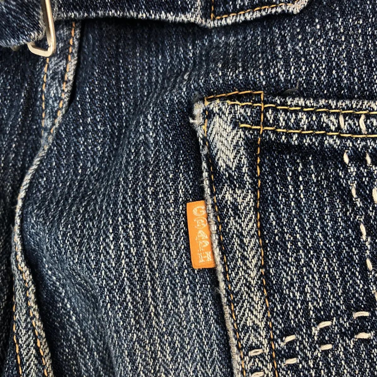 Edition Japan DL Graph Zero Denimio Distressed selvedge Denim Pants #A2073 Size US 33 - 17 Thumbnail