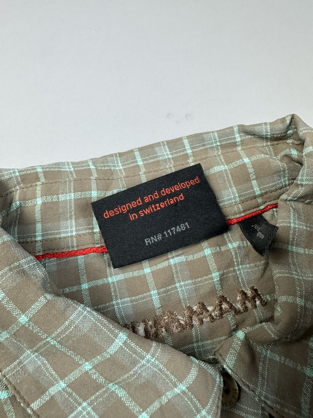 Mammut Outdoor Travel Button Shirt Checkered Mammut Size M / US 6-8 / IT 42-44 - 6 Thumbnail
