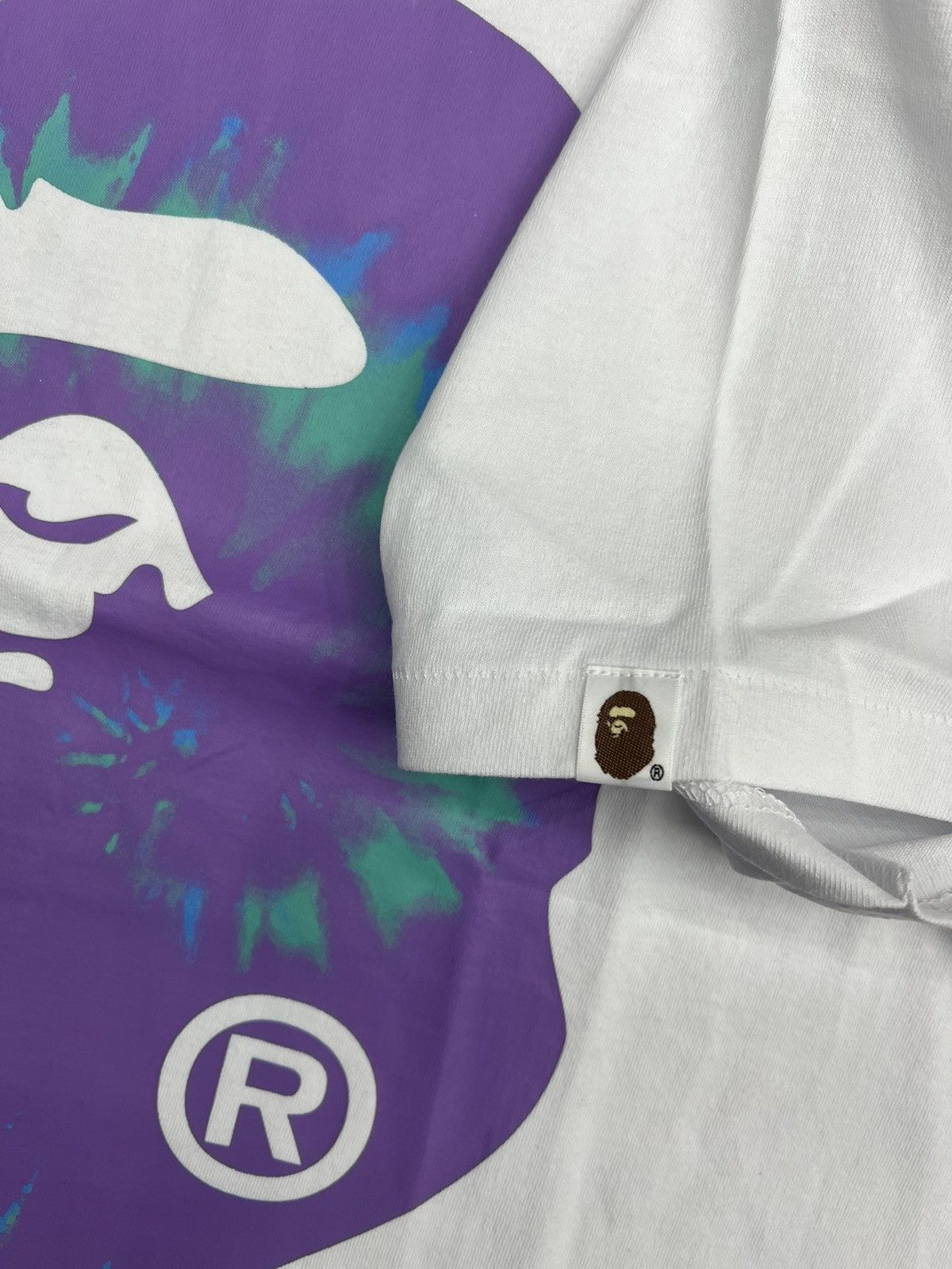 Bape Bape Tie Dye Ape Head T-Shirt Size US L / EU 52-54 / 3 - 3 Thumbnail