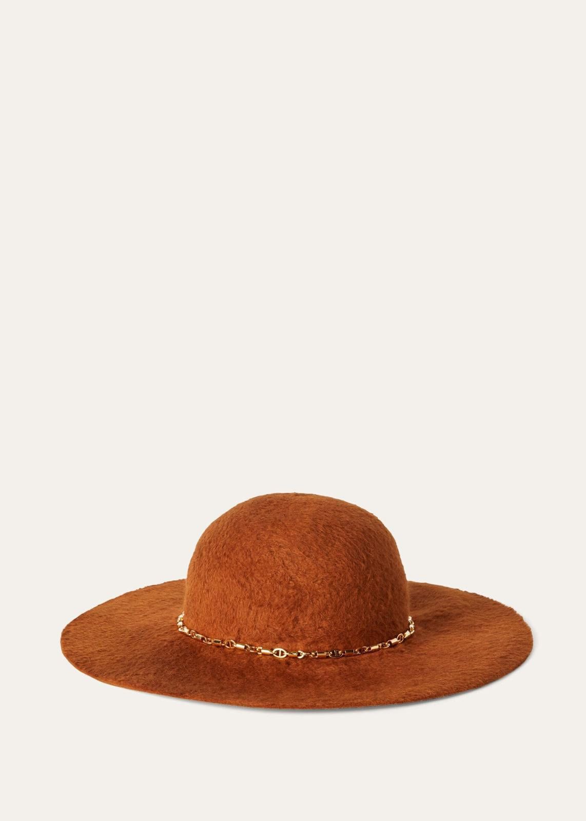 Loro Piana o1srvl11e0325 FAN4626 Size: OS / Evie Hat / Cap in Brown Size ONE SIZE - 1 Thumbnail