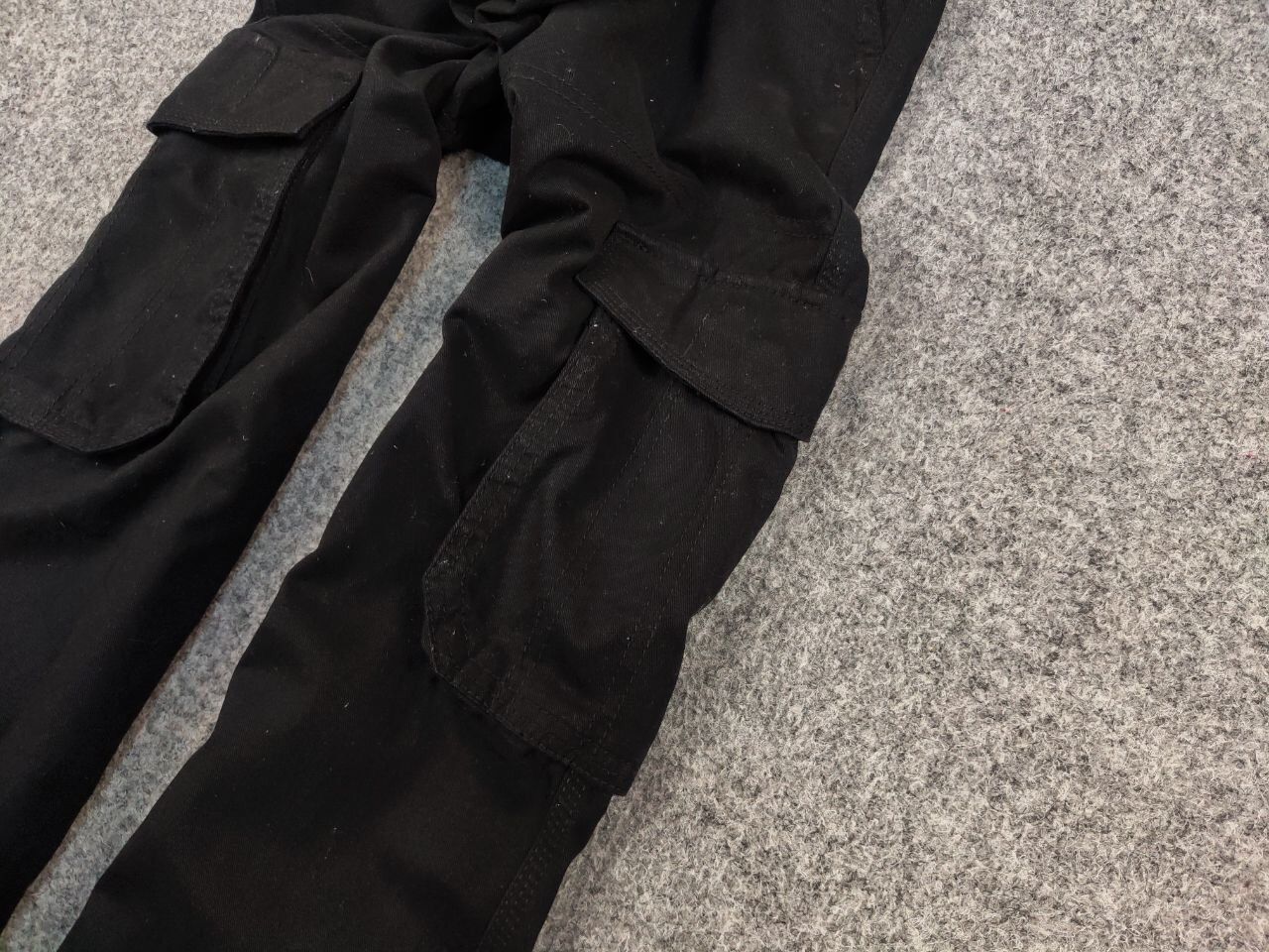 Japanese Brand Vintage Japan style Black Cargo Straight Fit Pants Y2K Size US 34 / EU 50 - 5 Thumbnail
