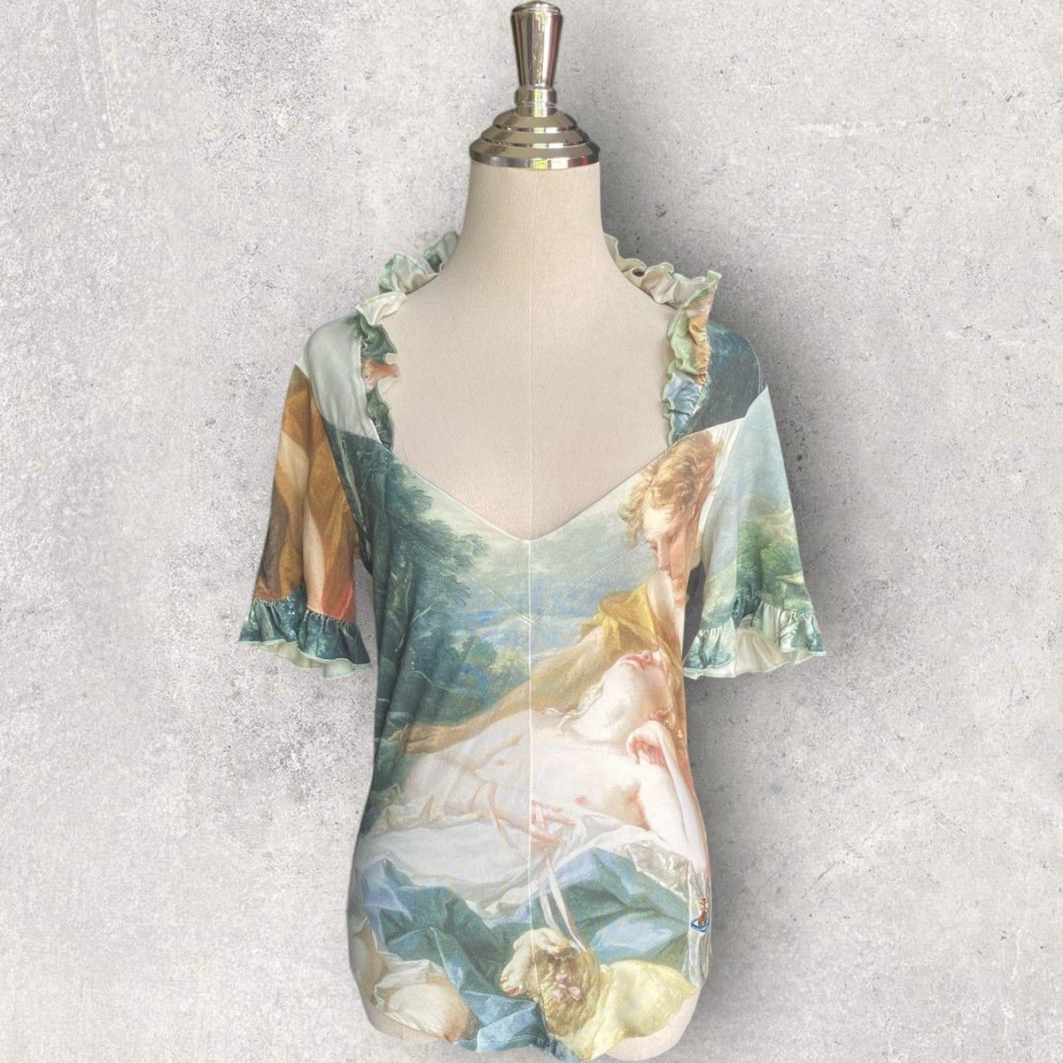 Vivienne Westwood Fall21 Boucher Sweetheart Corset Top Size M / US 6-8 / IT 42-44 - 1 Thumbnail