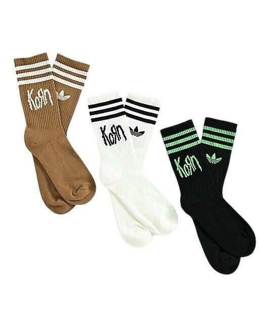 Adidas Adidas x Korn Socks Limited Edition 3 Pack Large (8.5-10) Size ONE SIZE - 1 Thumbnail