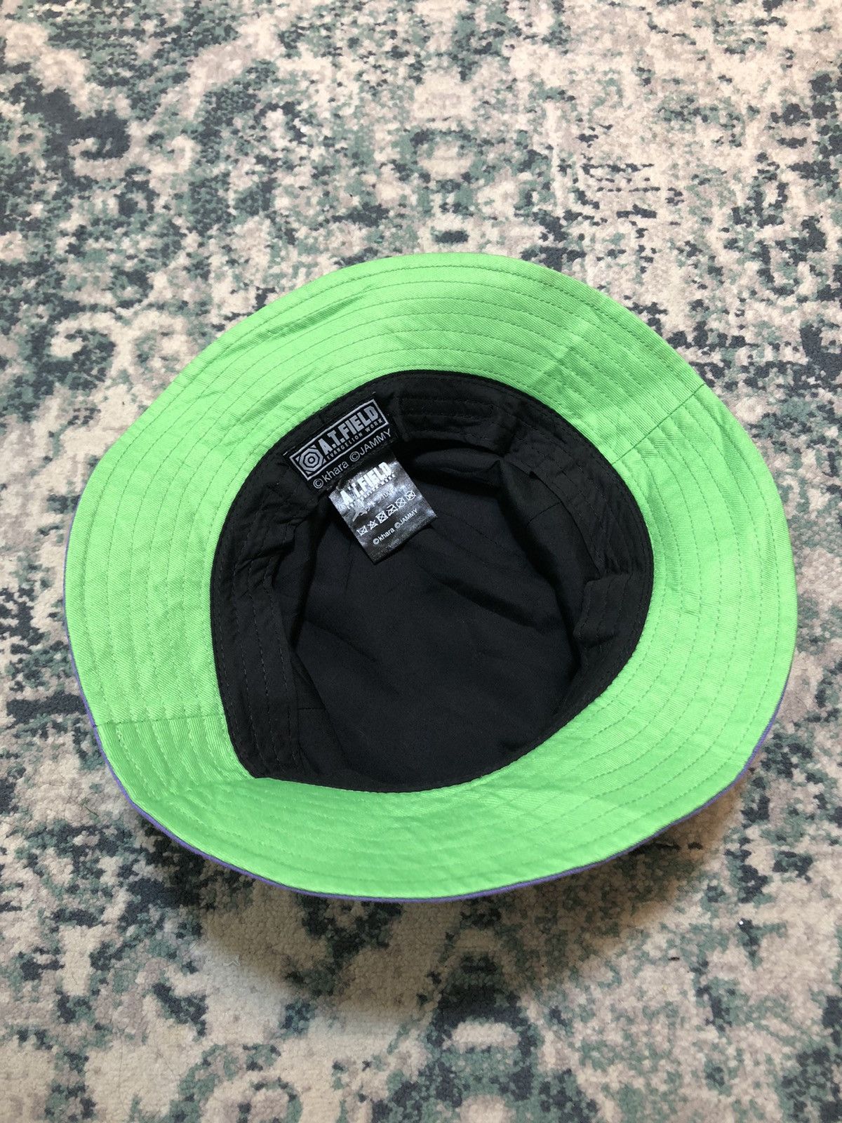 Anime × Japanese Brand Nerv Evagelion Work A.T Field By Khara Bucket Hats Size ONE SIZE - 8 Thumbnail