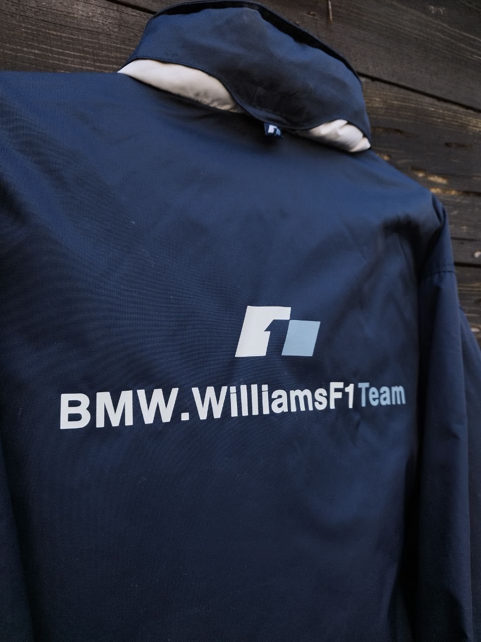 BMW VINTAGE BMW Williams F1 Team Paddock Nylon Jacket Retro 00s Size US L / EU 52-54 / 3 - 10 Thumbnail