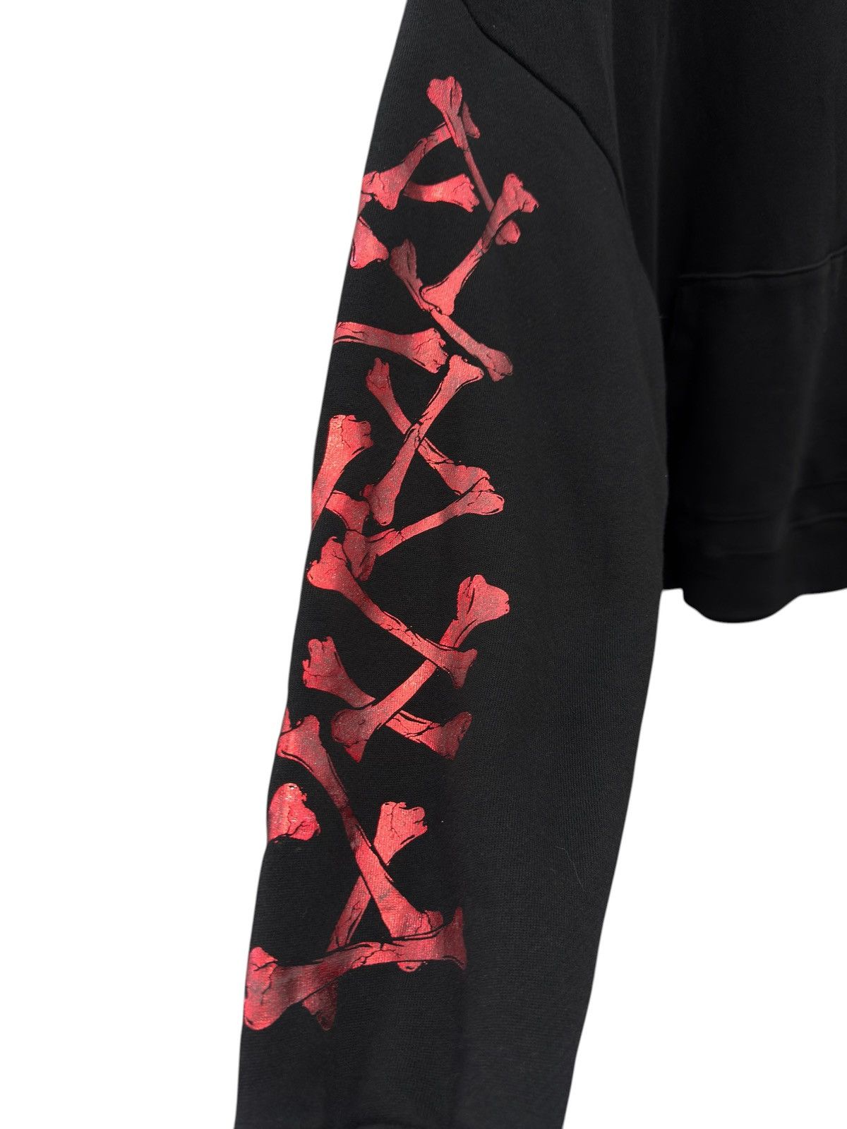 Amiri Amiri Black Red Metallic Bones Hoodie Size US S / EU 44-46 / 1 - 3 Thumbnail