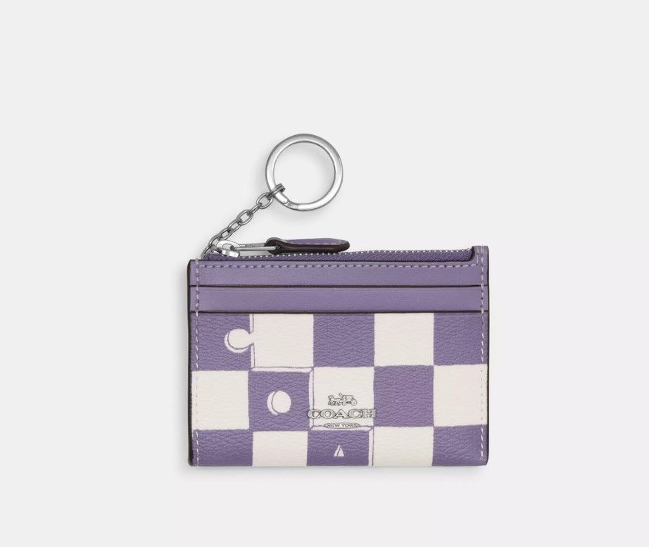 Coach Mini Skinny Id Case With 2024 Dolphin Print