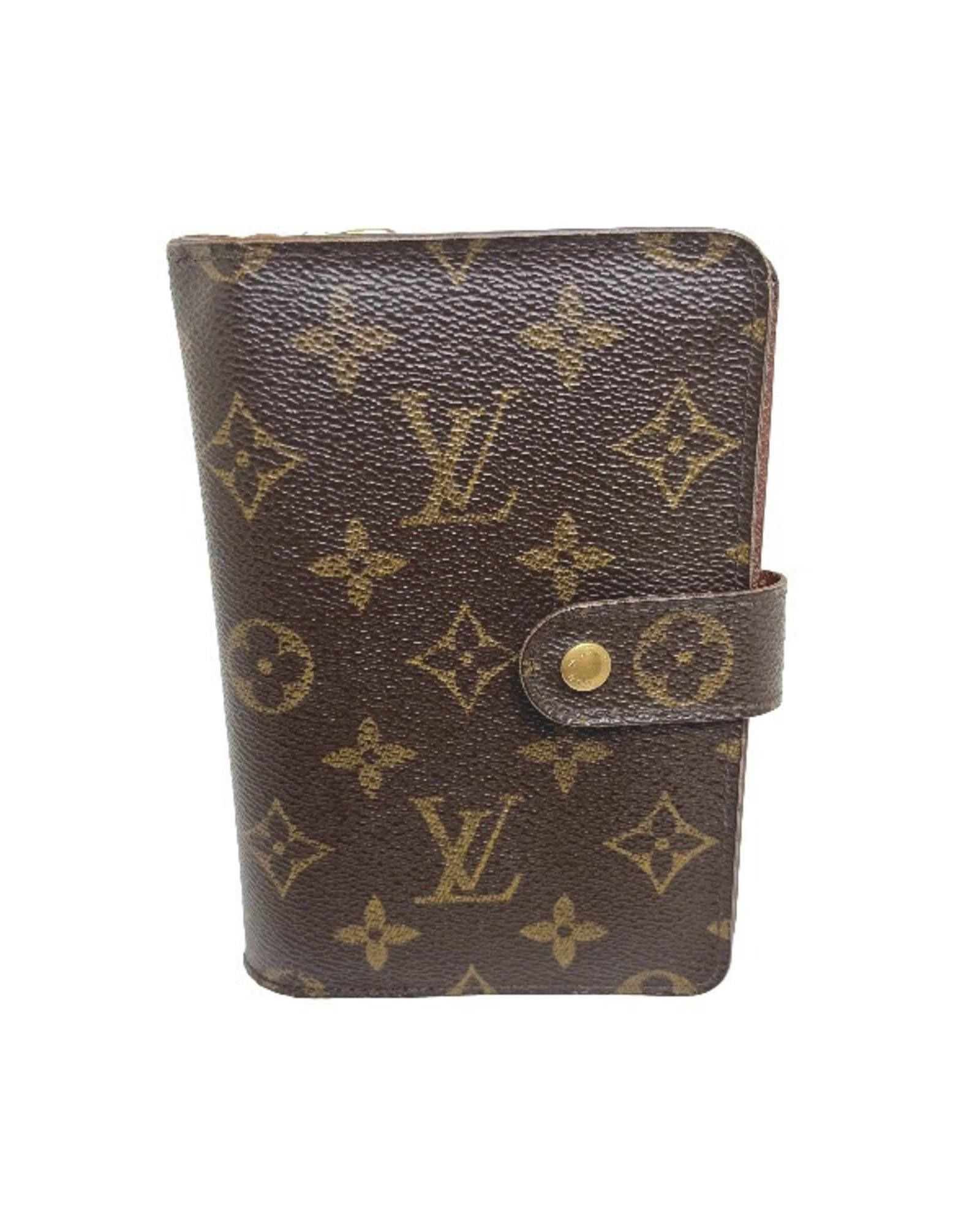 image of Louis Vuitton Versatile Brown Canvas Bifold Wallet, Women's