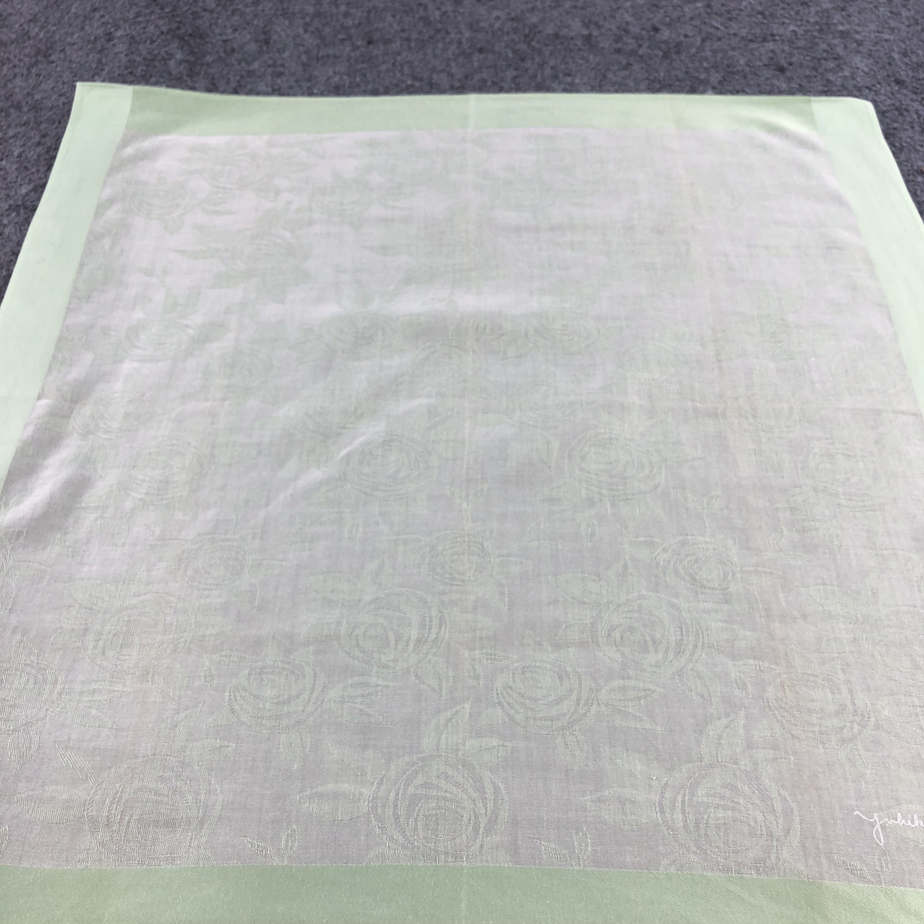 Japanese Brand Yukiko Hanai Handkerchief Neckerchief Bandana H1382 Size ONE SIZE - 6 Thumbnail