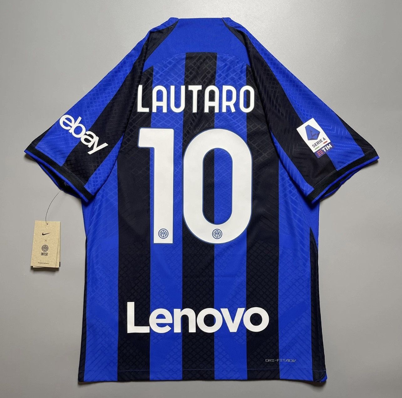 Vintage NWT INTER NIKE 2022/2023 FOOTBALL HOME JERSEY #10 MARTINEZ Size US M / EU 48-50 / 2 - 4 Thumbnail