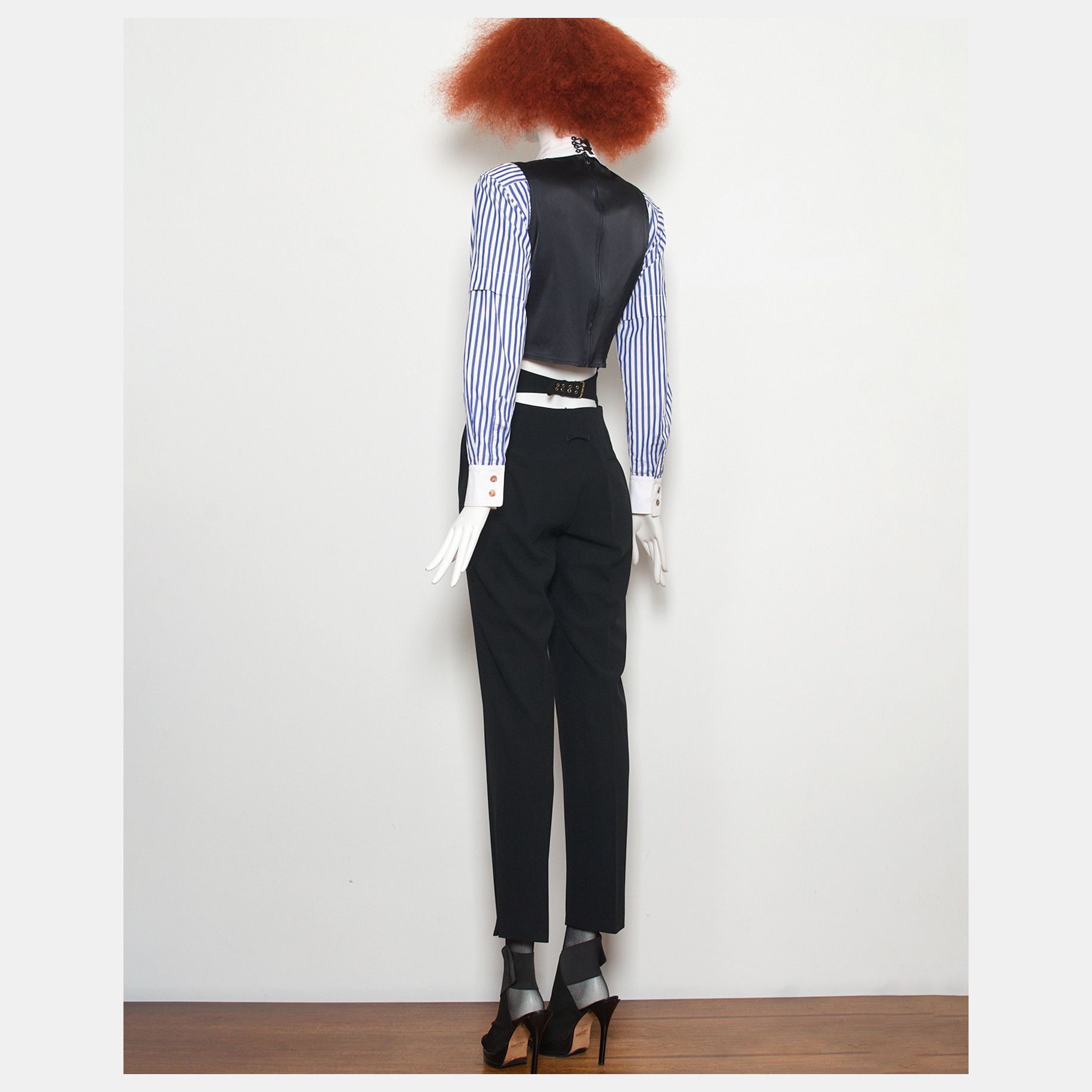 Jean Paul Gaultier 1997 archive runway JEAN PAUL GAULTIER trompe-l'oeil top Size S / US 4 / IT 40 - 6 Thumbnail