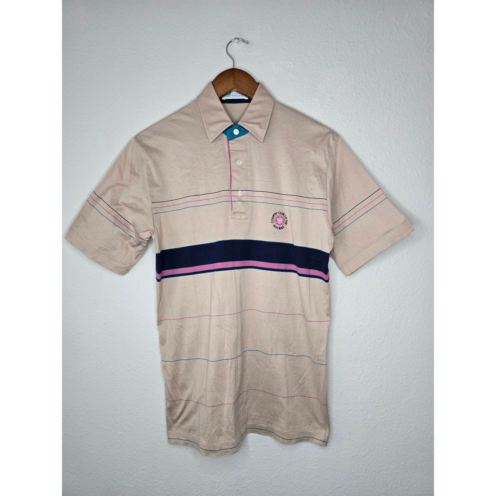 Vintage Vintage Country Club Of the Rockies Golf Polo M Brown Shirt Size US M / EU 48-50 / 2 - 1 Thumbnail