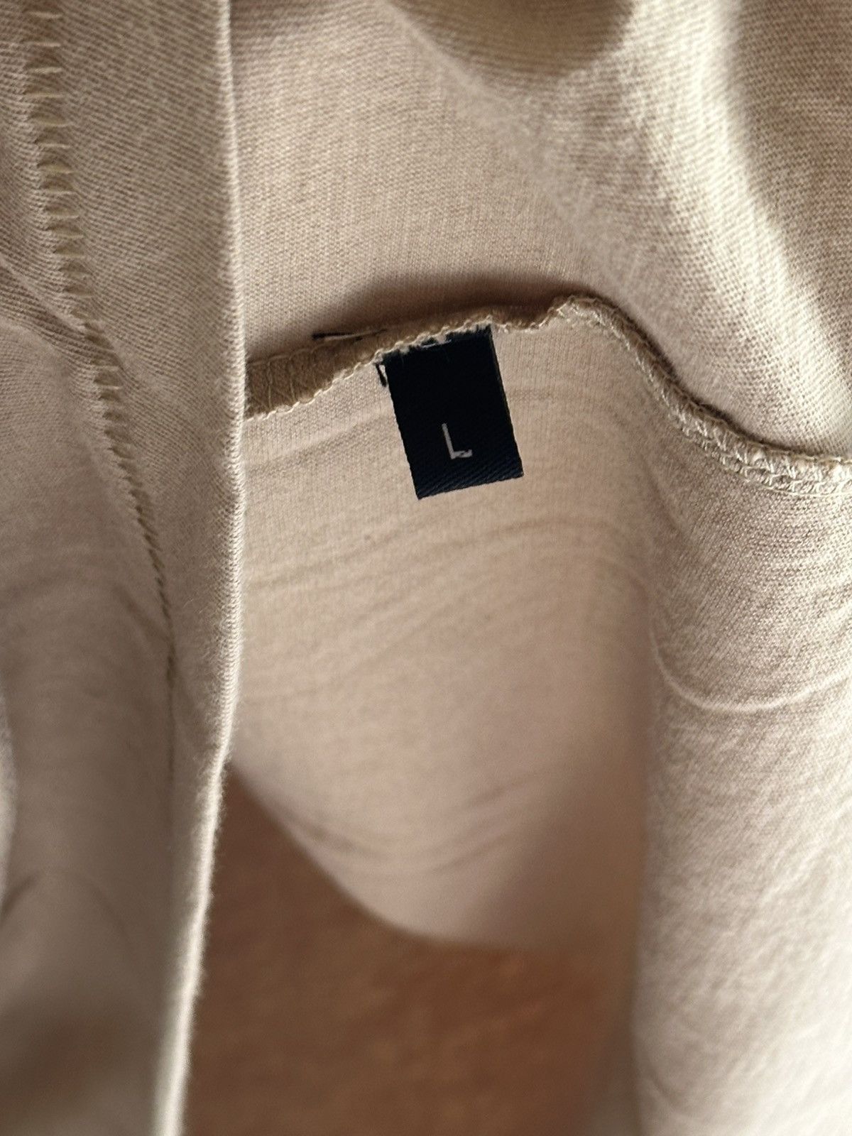Willy Chavarria Willy Chavarria WLY Minimal Logo Tee – Tan / Beige Size US L / EU 52-54 / 3 - 6 Thumbnail