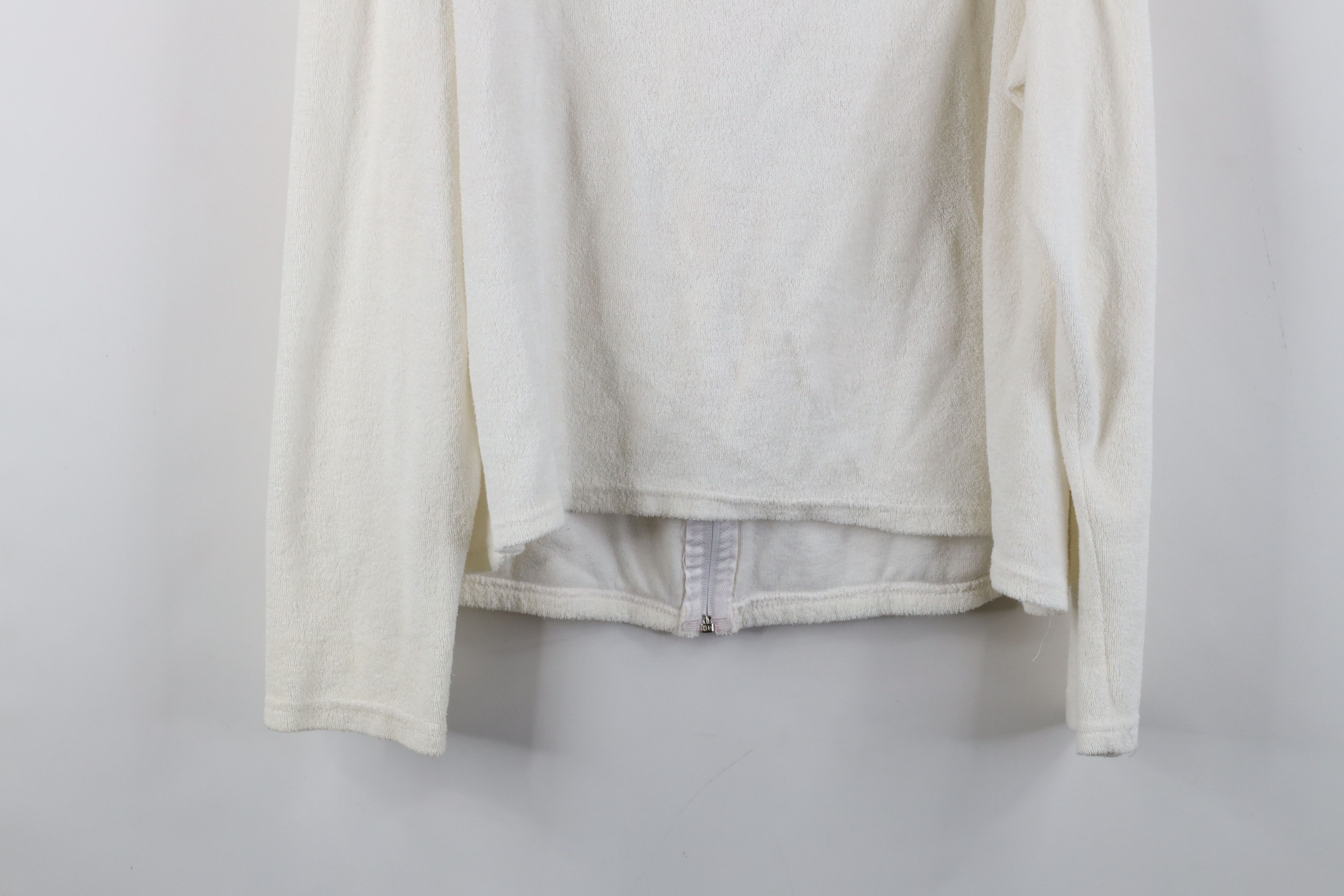 Vintage Vintage 90s Y2K Streetwear Cloth Full Zip Hoodie Cropped Size XL / US 12-14 / IT 48-50 - 13 Thumbnail