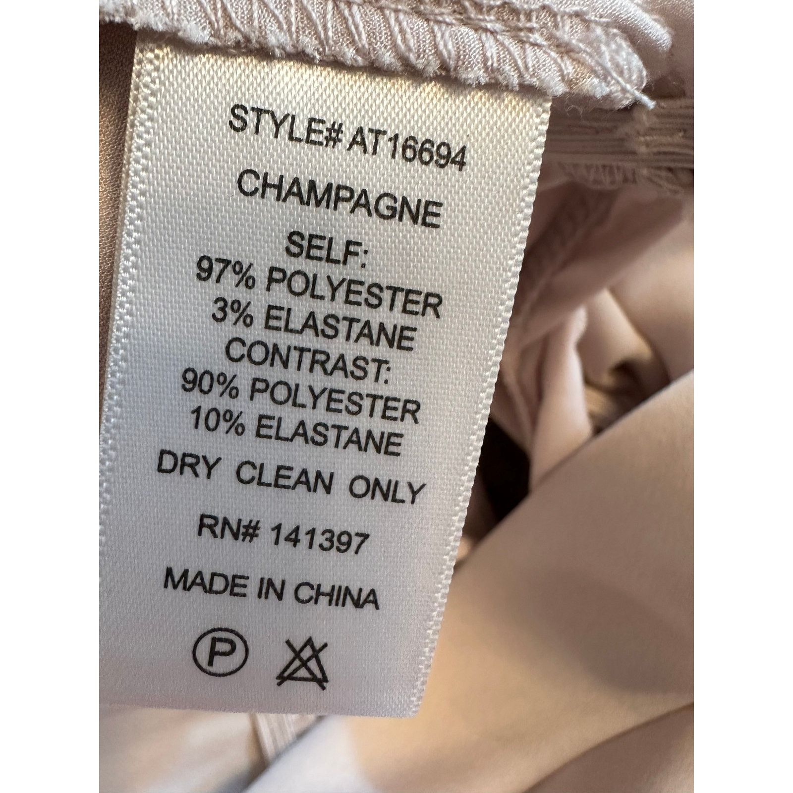 ASTR The Label Drape Front Satin V Back Astr The Label Bodysuit Champagne S Size S / US 4 / IT 40 - 16 Thumbnail