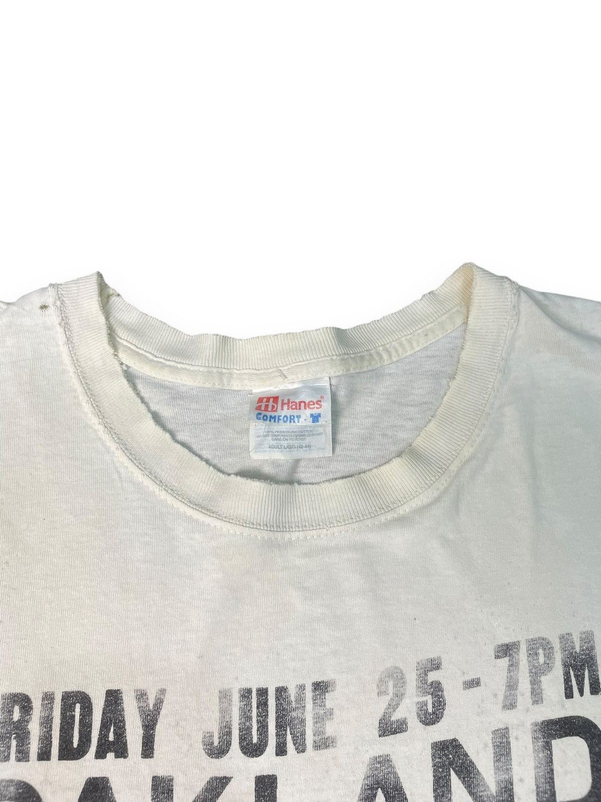 Vintage Vintage Muhammad Ali Vs Antonio Inoki Boxing Promo Shirt Size US L / EU 52-54 / 3 - 3 Thumbnail