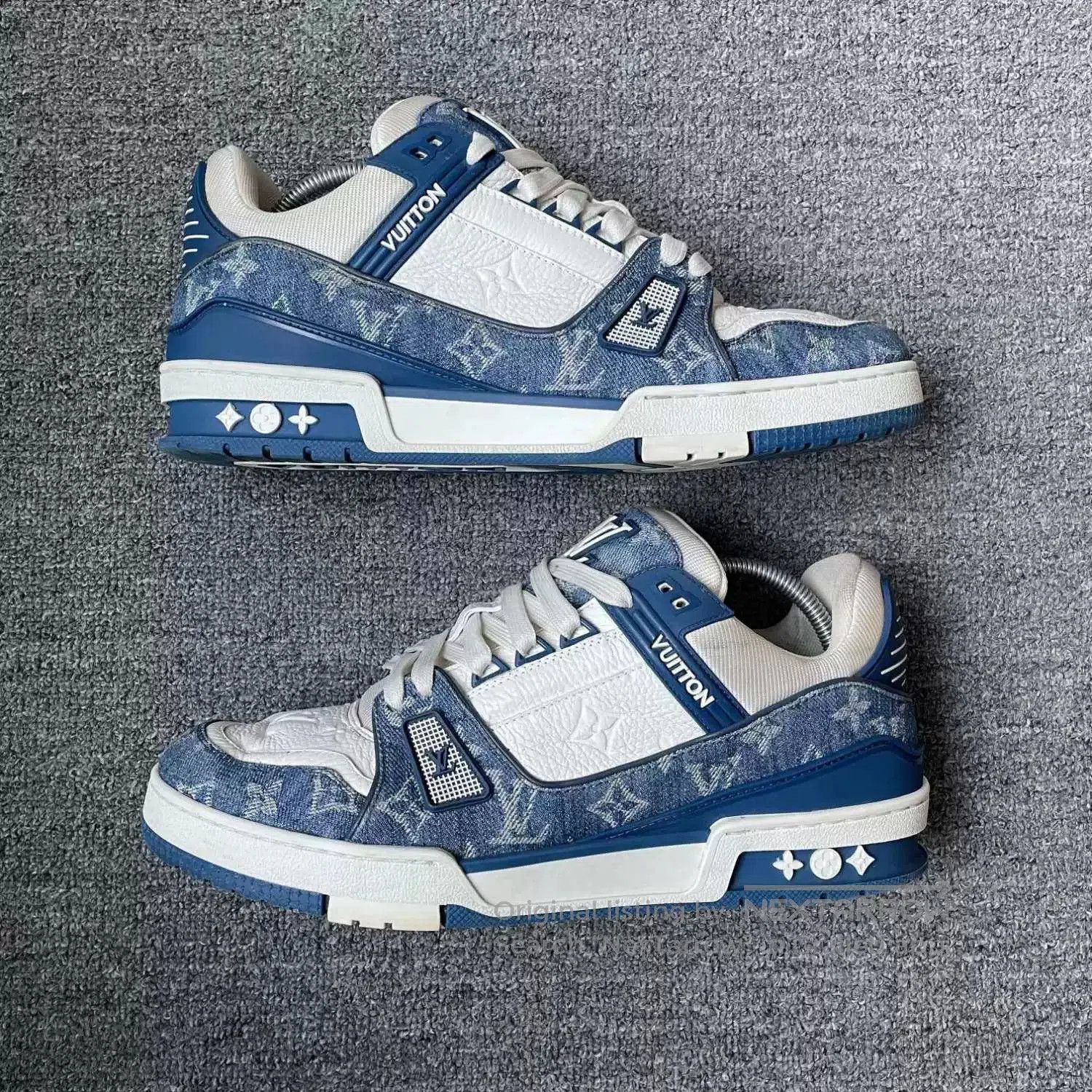 Louis Vuitton louis vuitton denim trainer low. Size US 10.5 / EU 43-44 - 6 Thumbnail