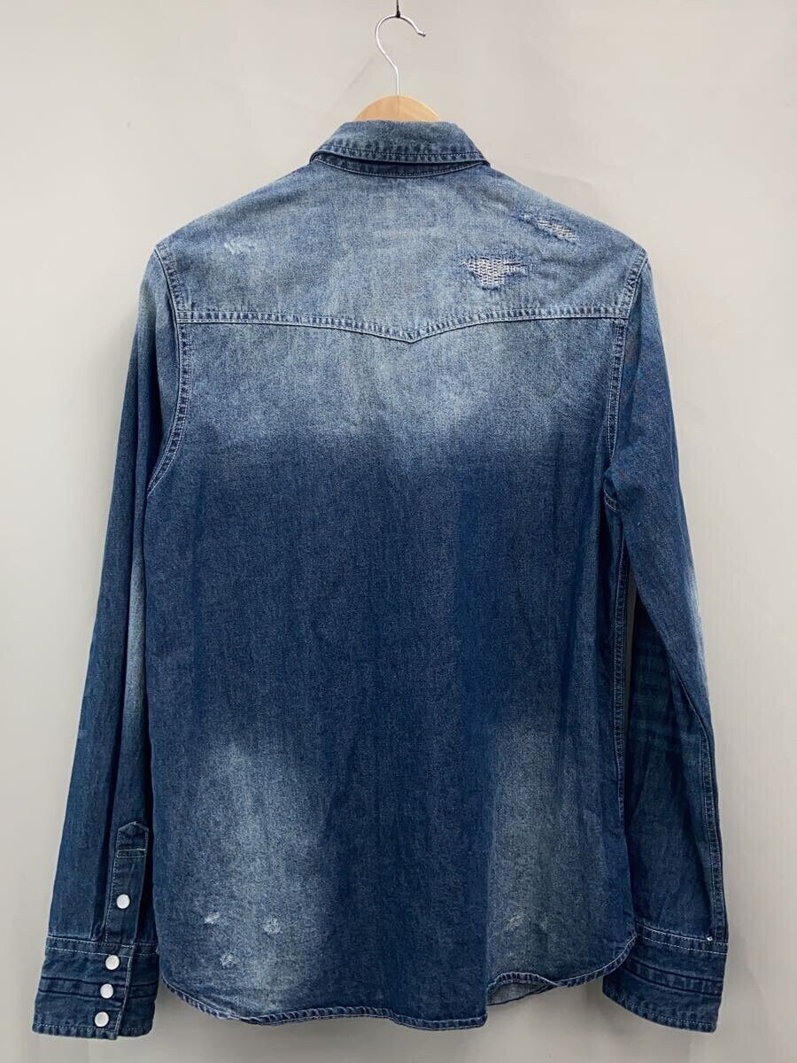Number (N)ine Aged Distressed Denim Button Shirt Size US M / EU 48-50 / 2 - 2 Thumbnail