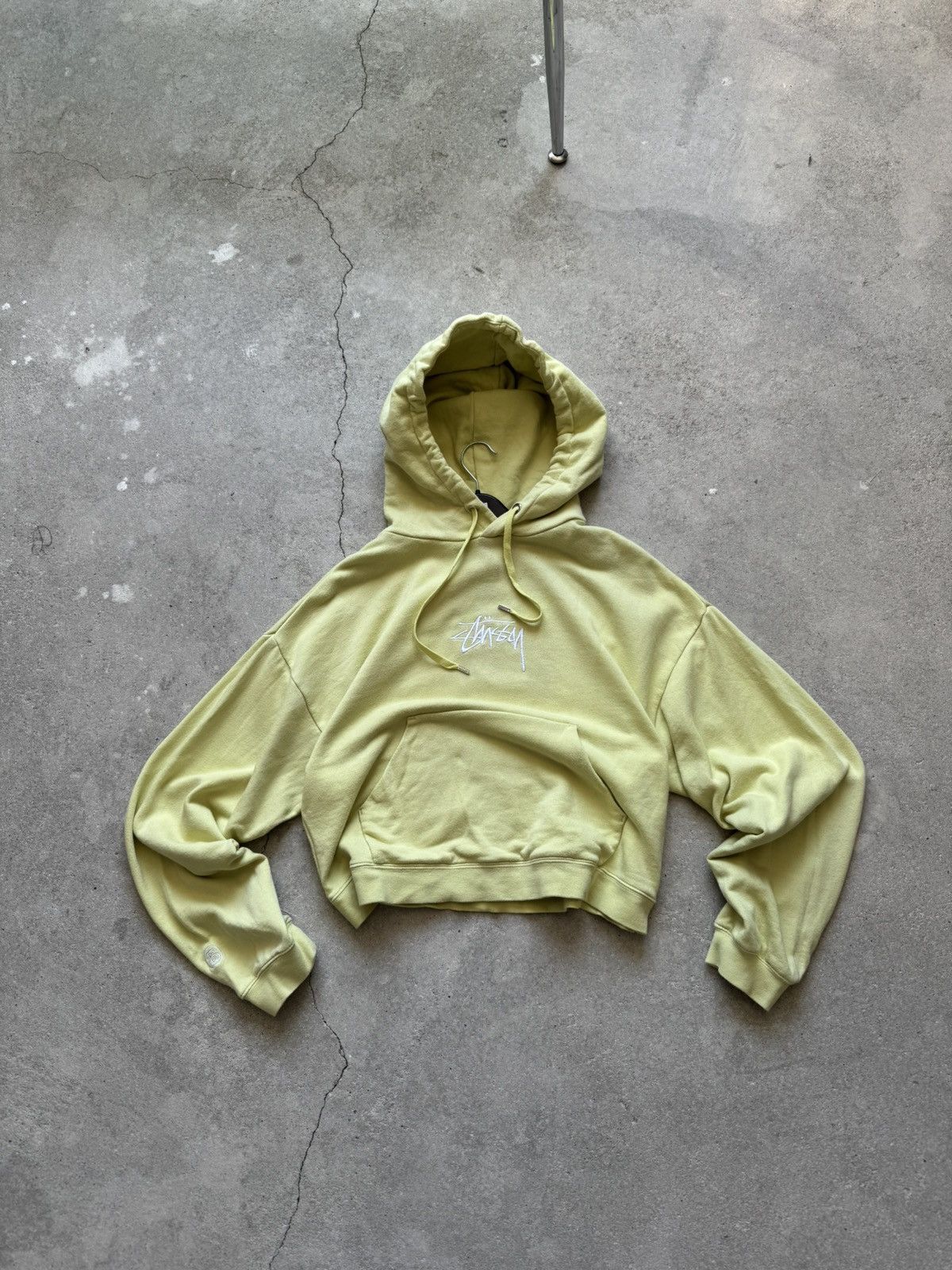 Stussy × Vintage Vintage Stussy Hoodie Yellow Size M / US 6-8 / IT 42-44 - 1 Thumbnail
