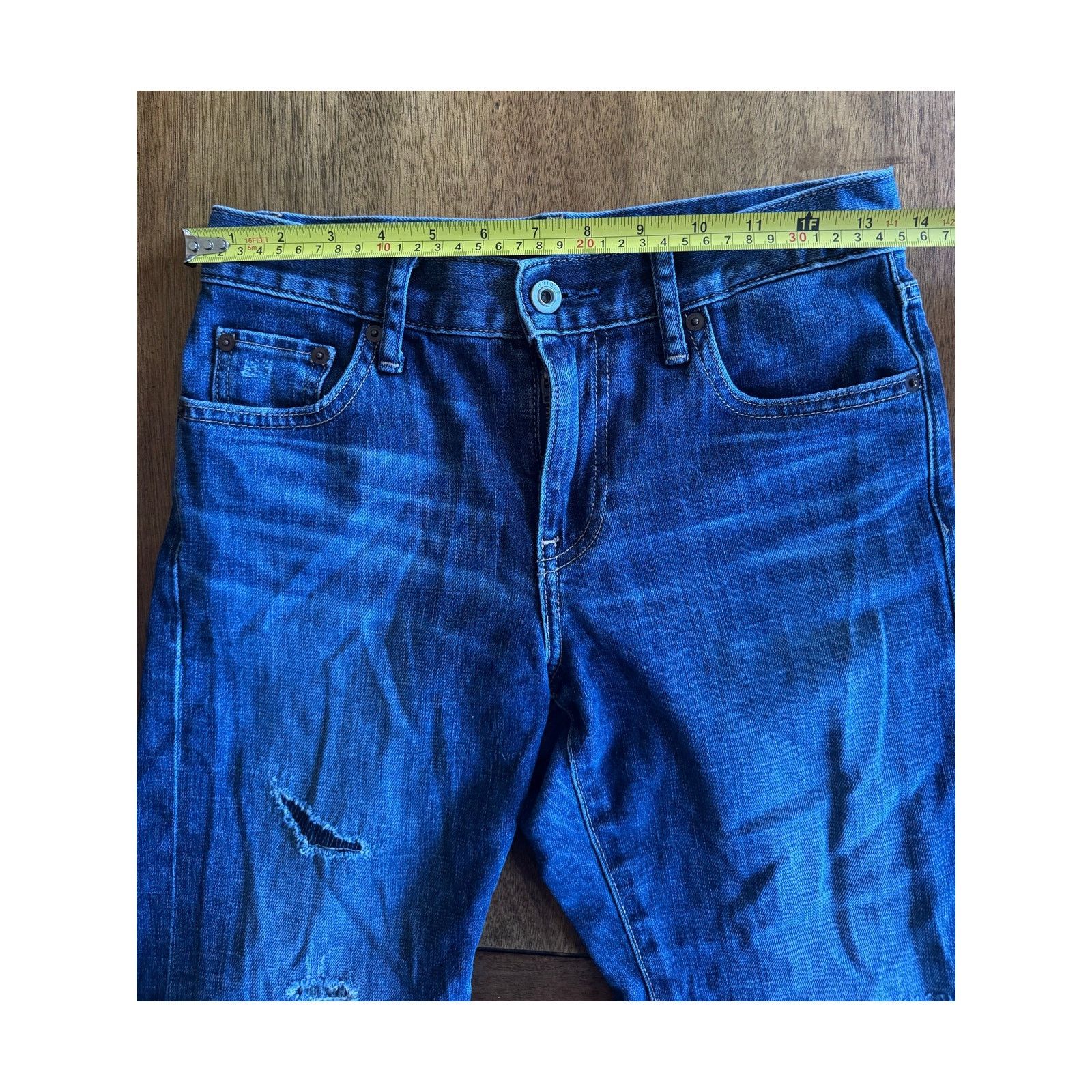 Uniqlo Uniqlo Premium Kaihara Denim Slim Boyfriend Jeans 22 00 Size 24" / US 00 / IT 34 - 5 Thumbnail