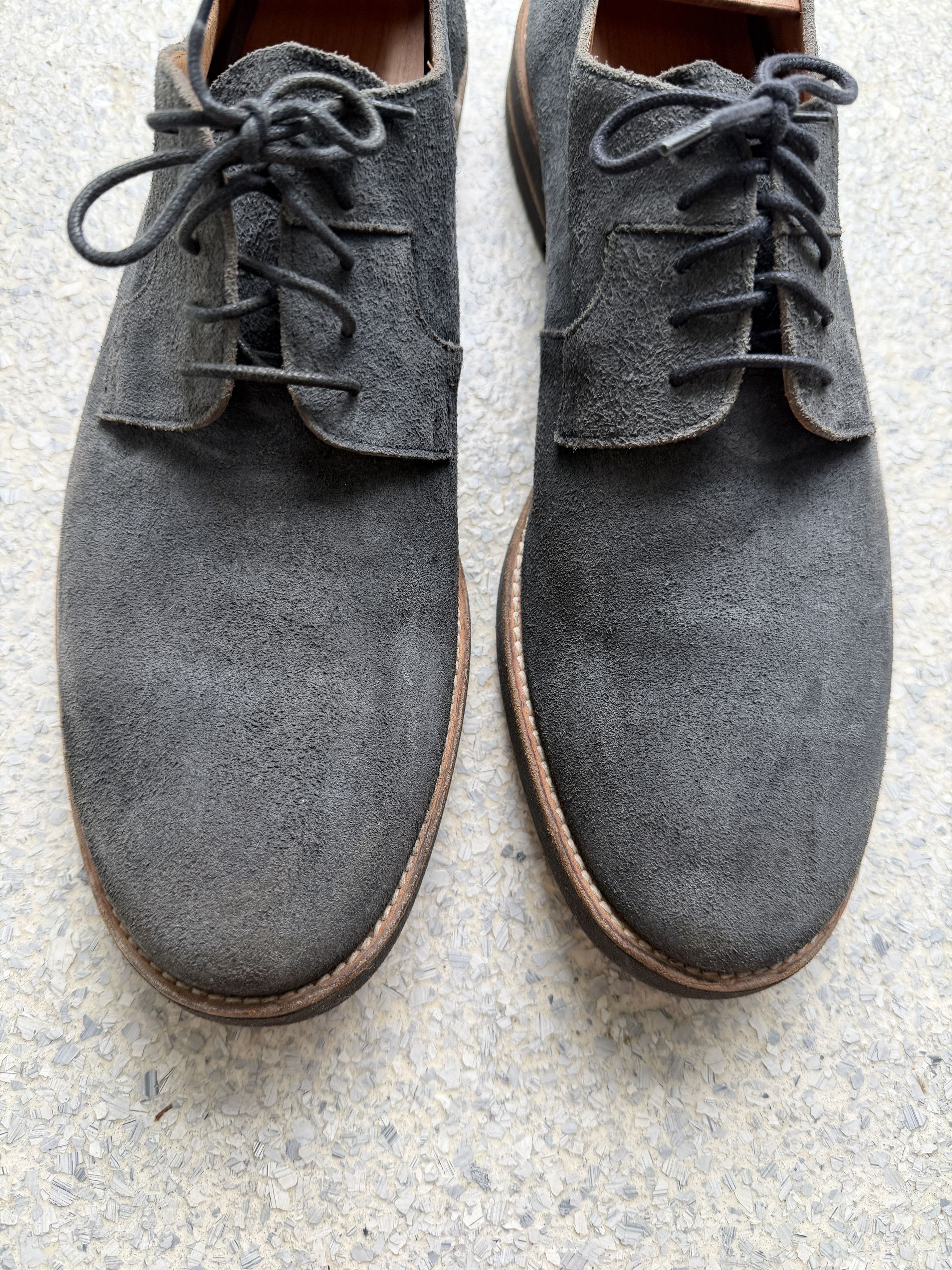 Maison Margiela Margiela Line 22 shoe black charcoal grey distressed sz 12 Size US 12 / EU 45 - 4 Thumbnail