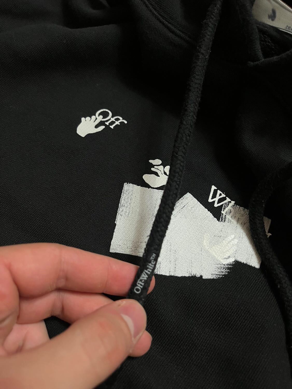 Off-White Off White Virgil Cross Arrows Black Hoodie Big Logo Size US XL / EU 56 / 4 - 4 Thumbnail