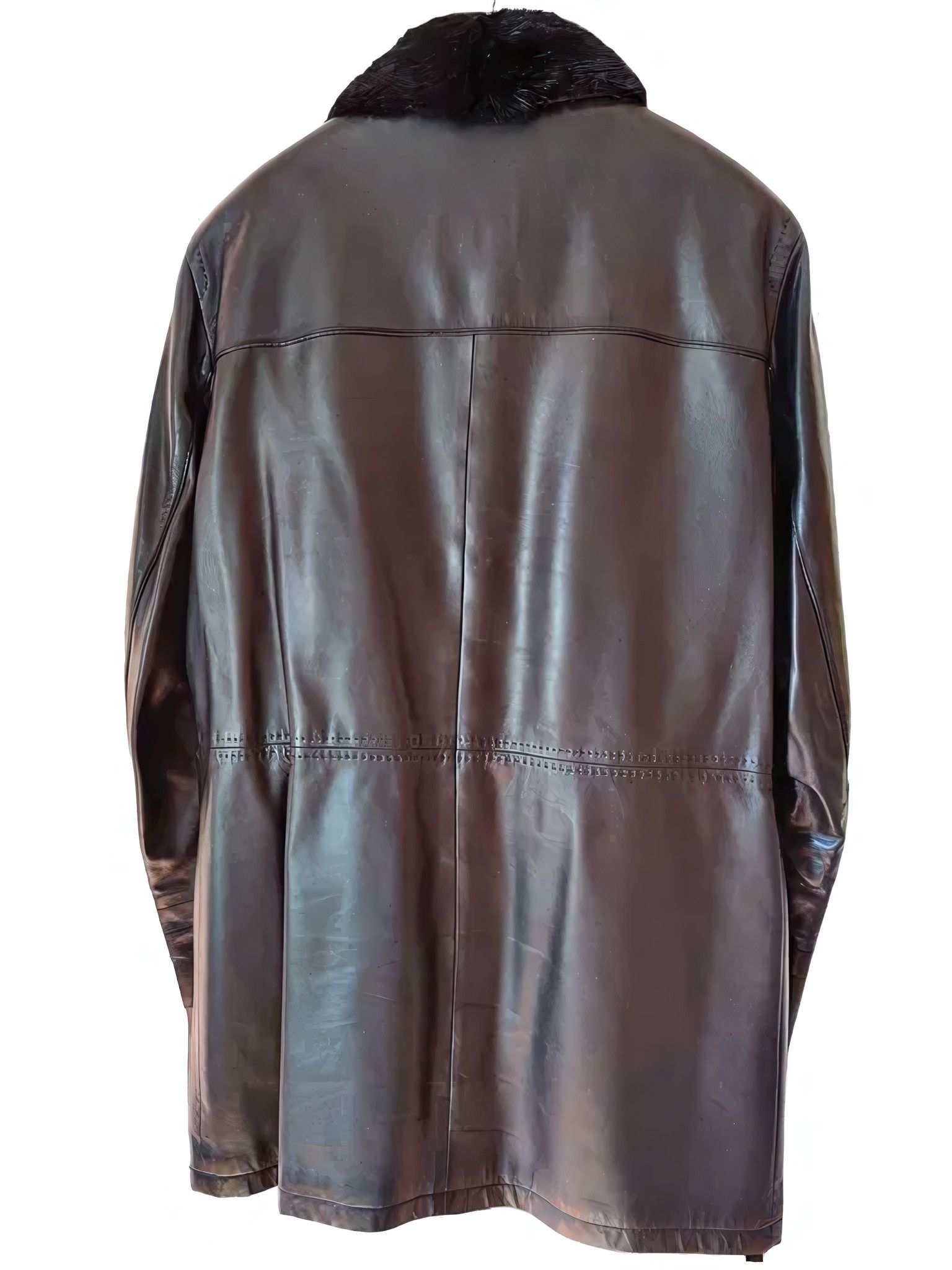 Brioni MINK FUR LEATHER COAT Size US M / EU 48-50 / 2 - 2 Thumbnail