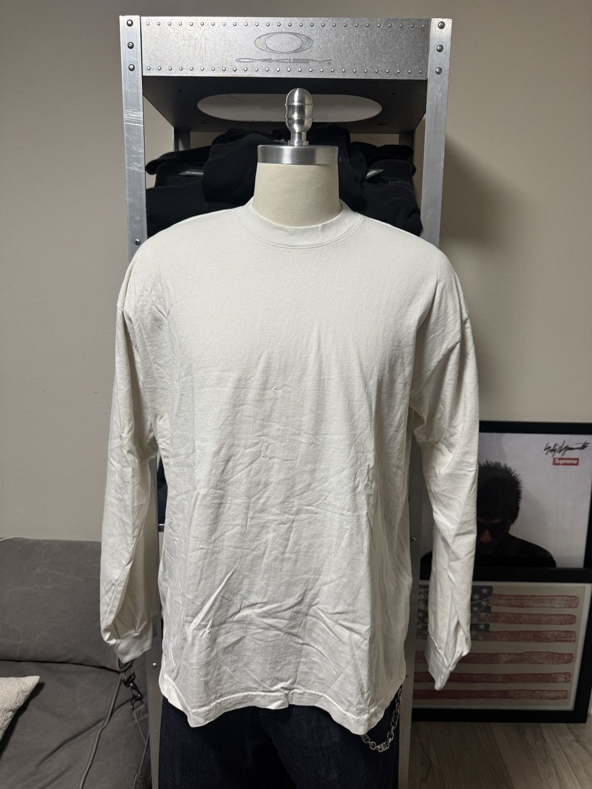 Gap × Yeezy 2021 Leuder YZY Gap Donda Sample L/S Tee Shirt Size US XL / EU 56 / 4 - 6 Thumbnail