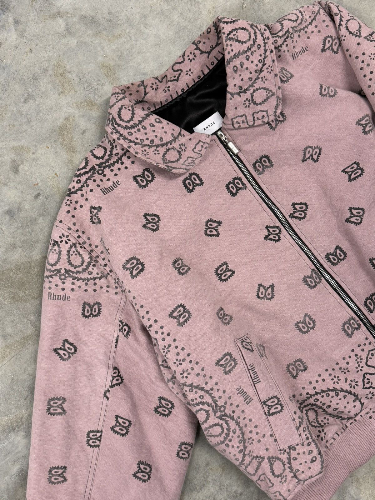 Rhude Rhude Paisley Bandana Bomber Jacket Size US XL / EU 56 / 4 - 2 Thumbnail