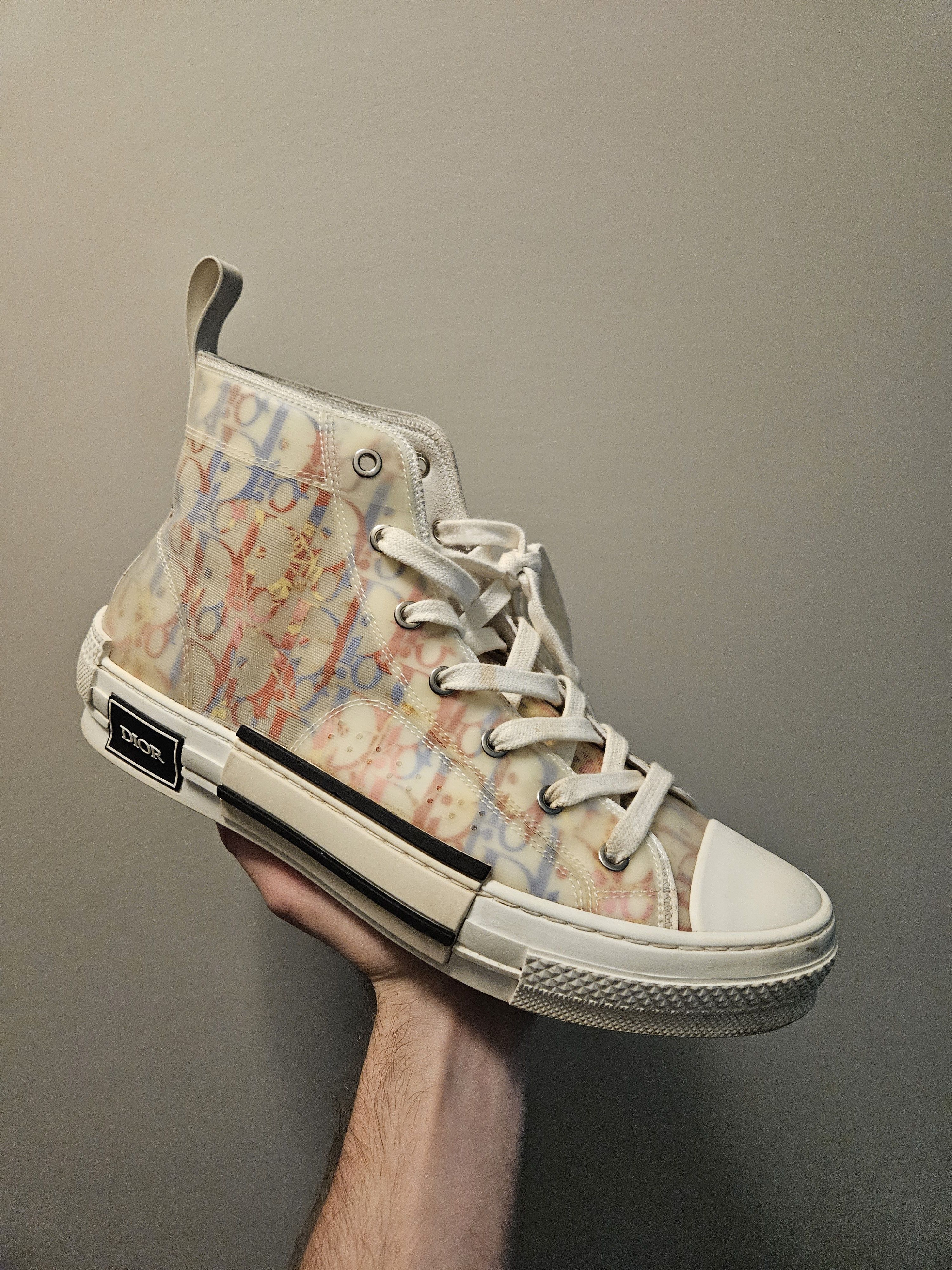 Dior Multicolor Oblique Mesh and PVC B23 Sneakers Size US 9 / EU 42 - 6 Thumbnail