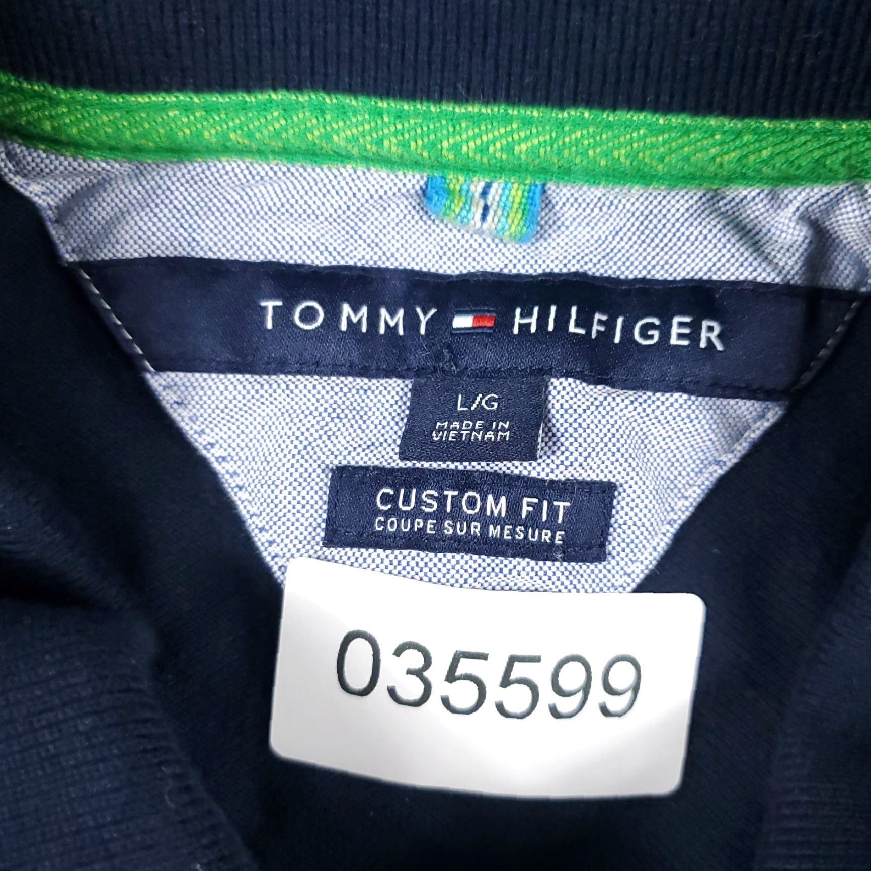 Tommy Hilfiger VINTAGE Tommy Hilfiger Polo Shirt Mens Large Blue Green Striped Casual Short Sleeve Polo Mens Large Blue/Green Theme: Preppy, American, Modern Size US L / EU 52-54 / 3 - 6 Thumbnail