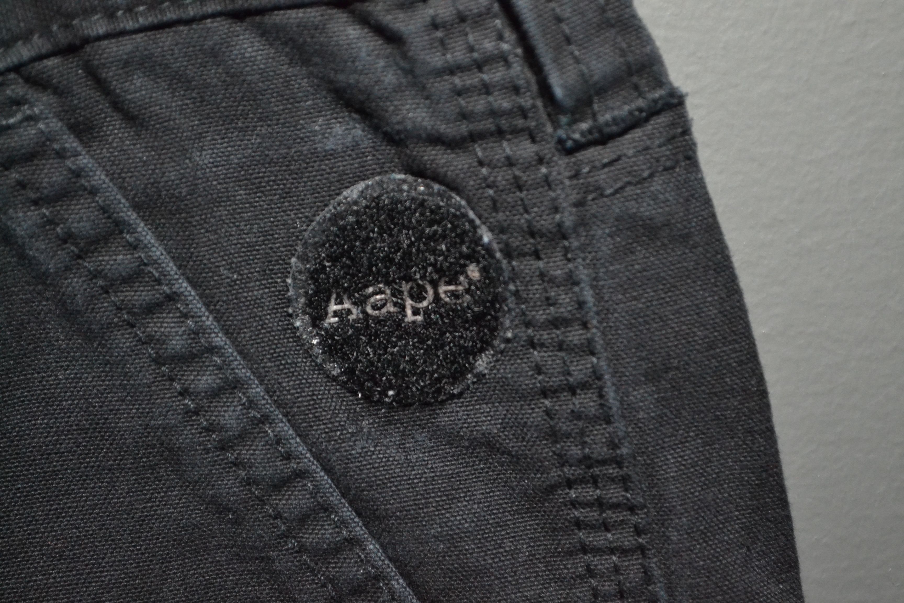 Aape AAPE Bape Straight Fit Carpenter Pants M size Black Workwear Size US 32 / EU 48 - 6 Thumbnail