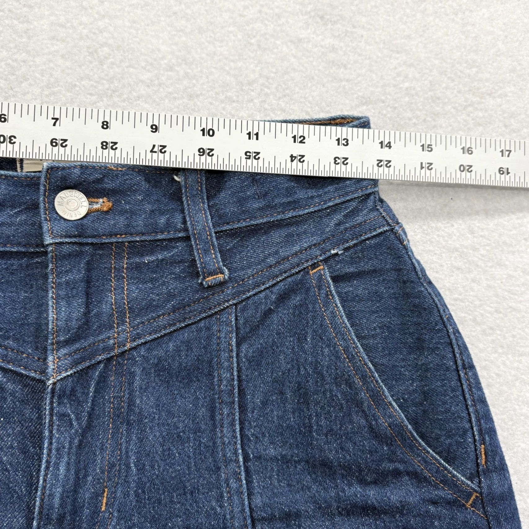 Madewell VINTAGE Madewell The Perfect Vintage Straight Jeans Women's 25 Blue High Rise Denim Y2K Straight Jeans Womens Size 42" / US 20 - 7 Thumbnail