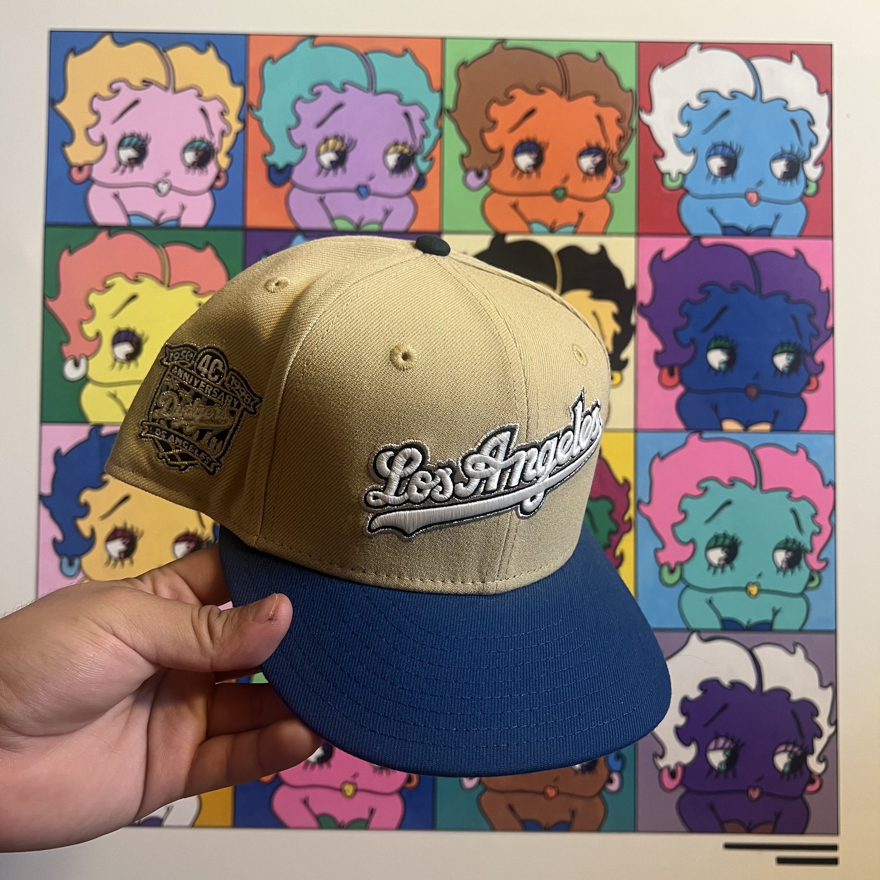 New Era 7 3/8 New era Los angeles Fitted Two Tone Size ONE SIZE - 1 Thumbnail