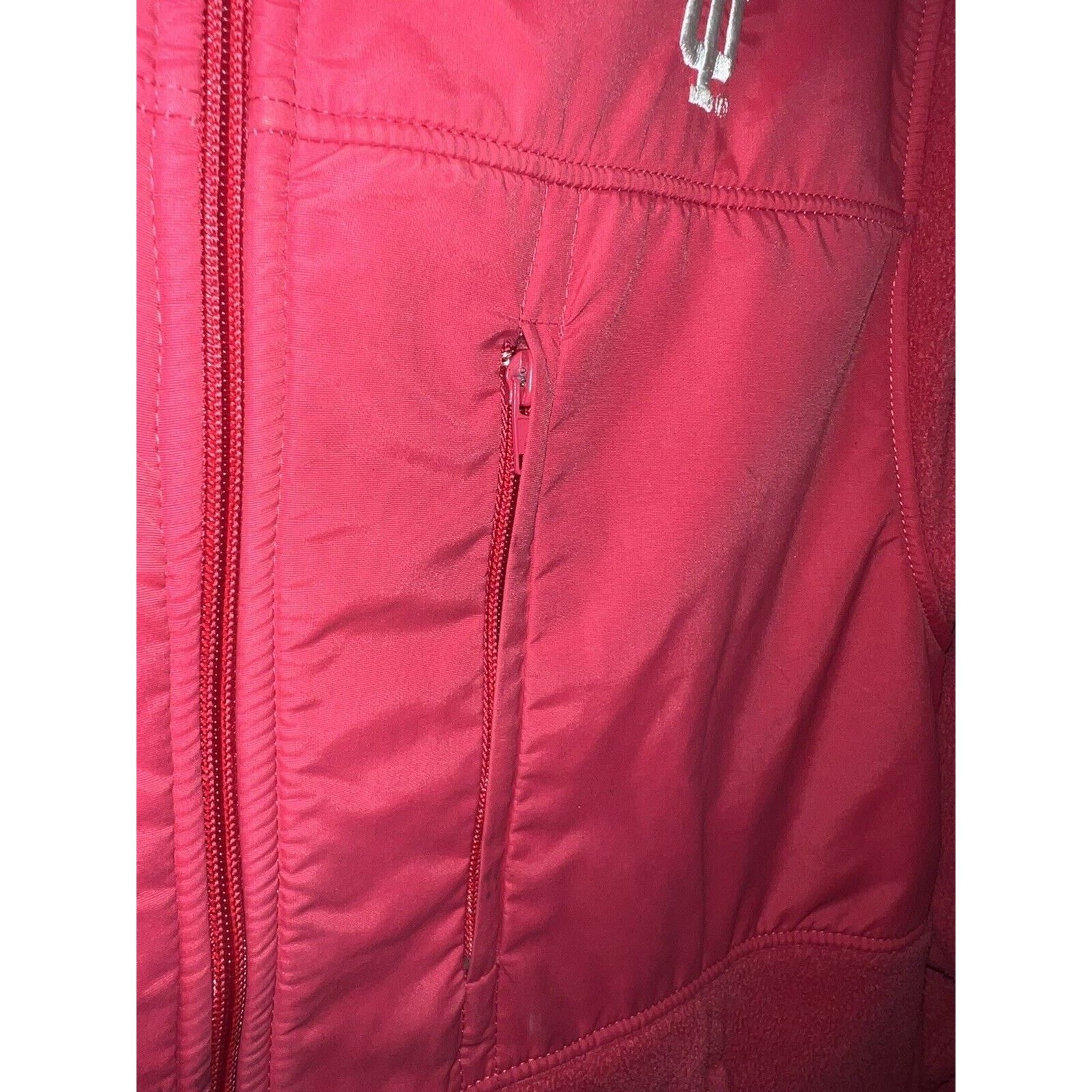 Columbia Indiana Hoosiers Women’s Fleece Jacket Full Zip Red Large Size US L / EU 52-54 / 3 - 6 Thumbnail