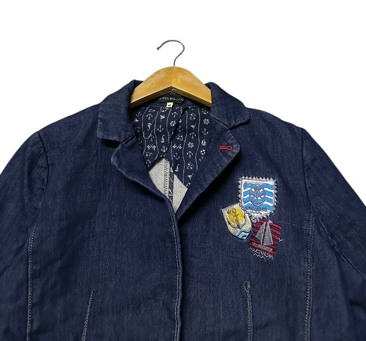 Jean Charles De Castelbajac Catelbajac denim croped jacket Size L / US 10 / IT 46 - 3 Thumbnail