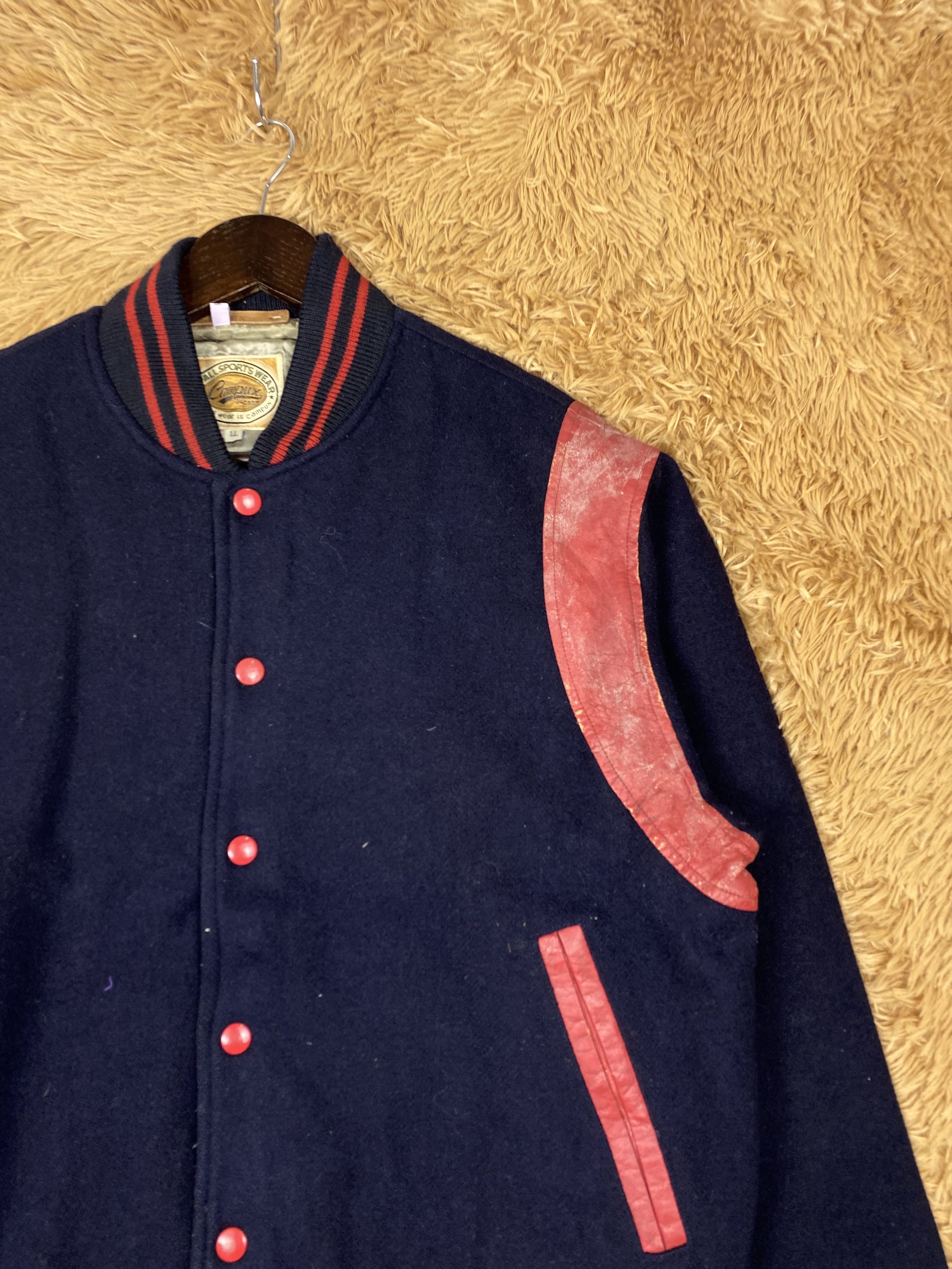 MLB Vintage Campux Varsity Jacket DJ0386 Size US L / EU 52-54 / 3 - 3 Thumbnail